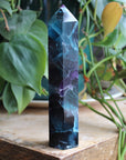 Rainbow fluorite tower 8, new