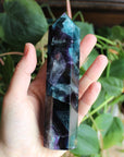 Rainbow fluorite tower 8, new