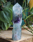 Rainbow fluorite tower 9, new