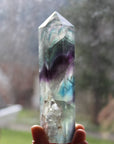 Rainbow fluorite tower 9, new
