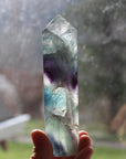Rainbow fluorite tower 9, new