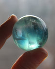 Rainbow fluorite sphere 9, new