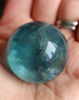 Rainbow fluorite sphere 9, new