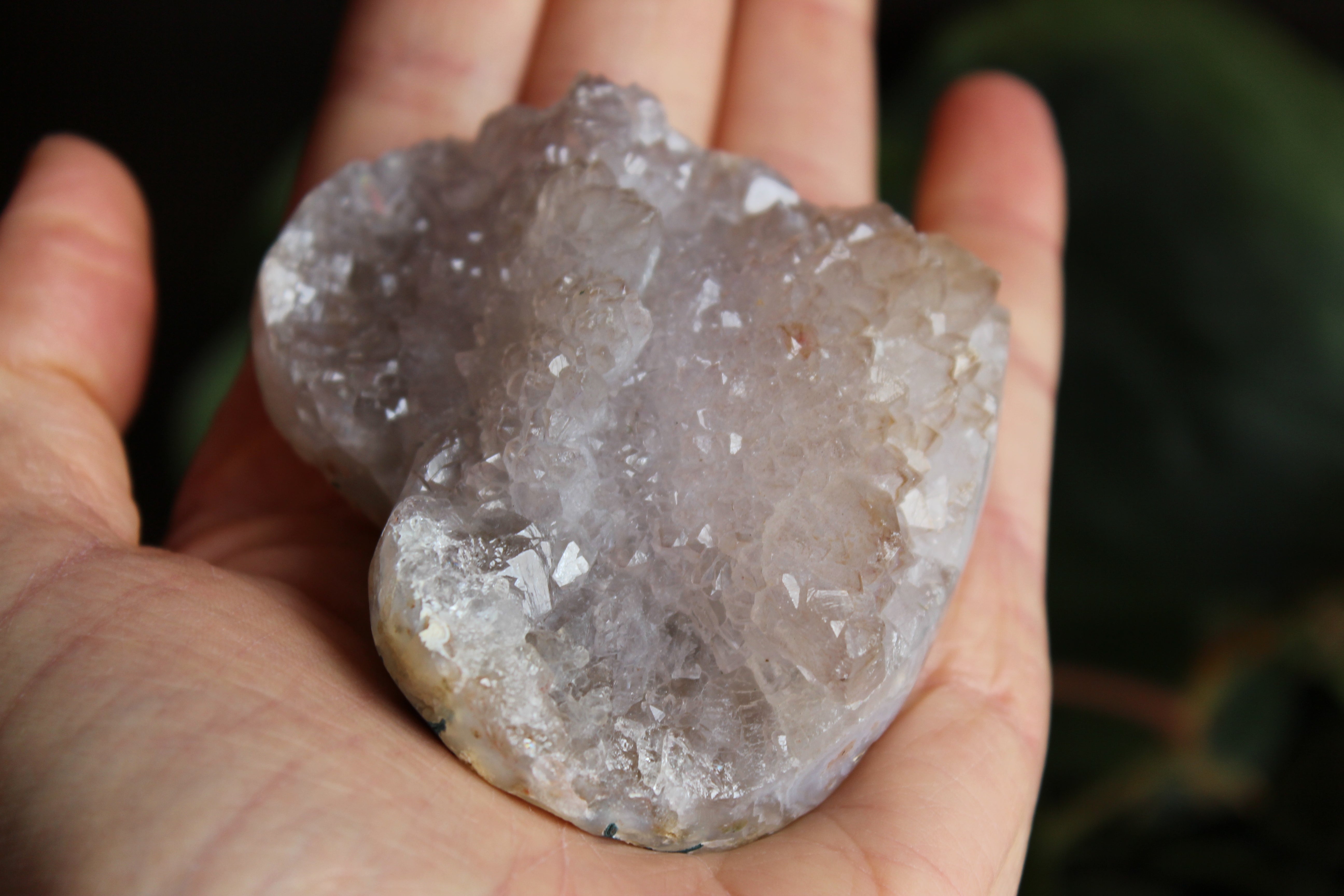 Amethyst flower heart 1, new