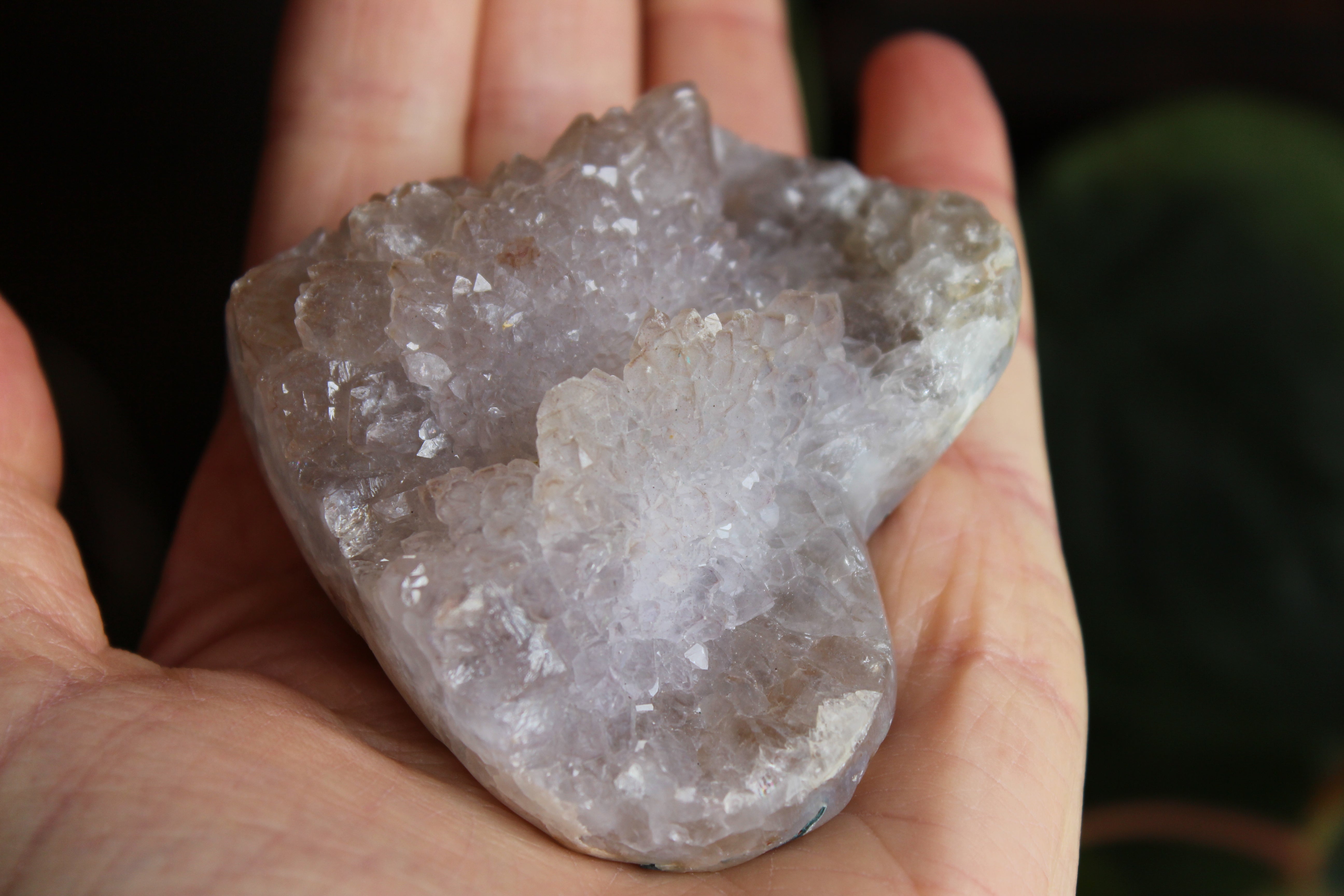 Amethyst flower heart 1, new