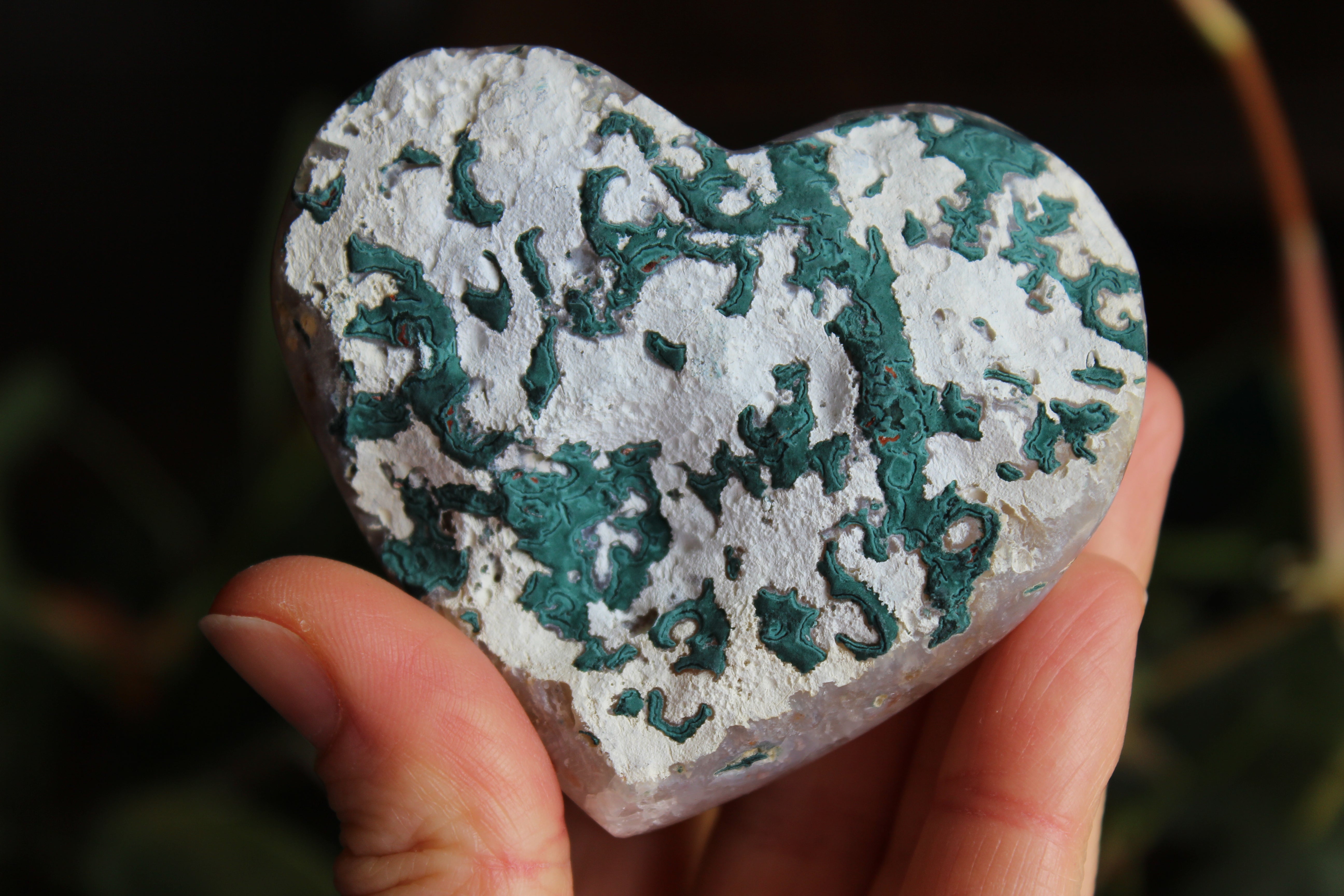 Amethyst flower heart 1, new