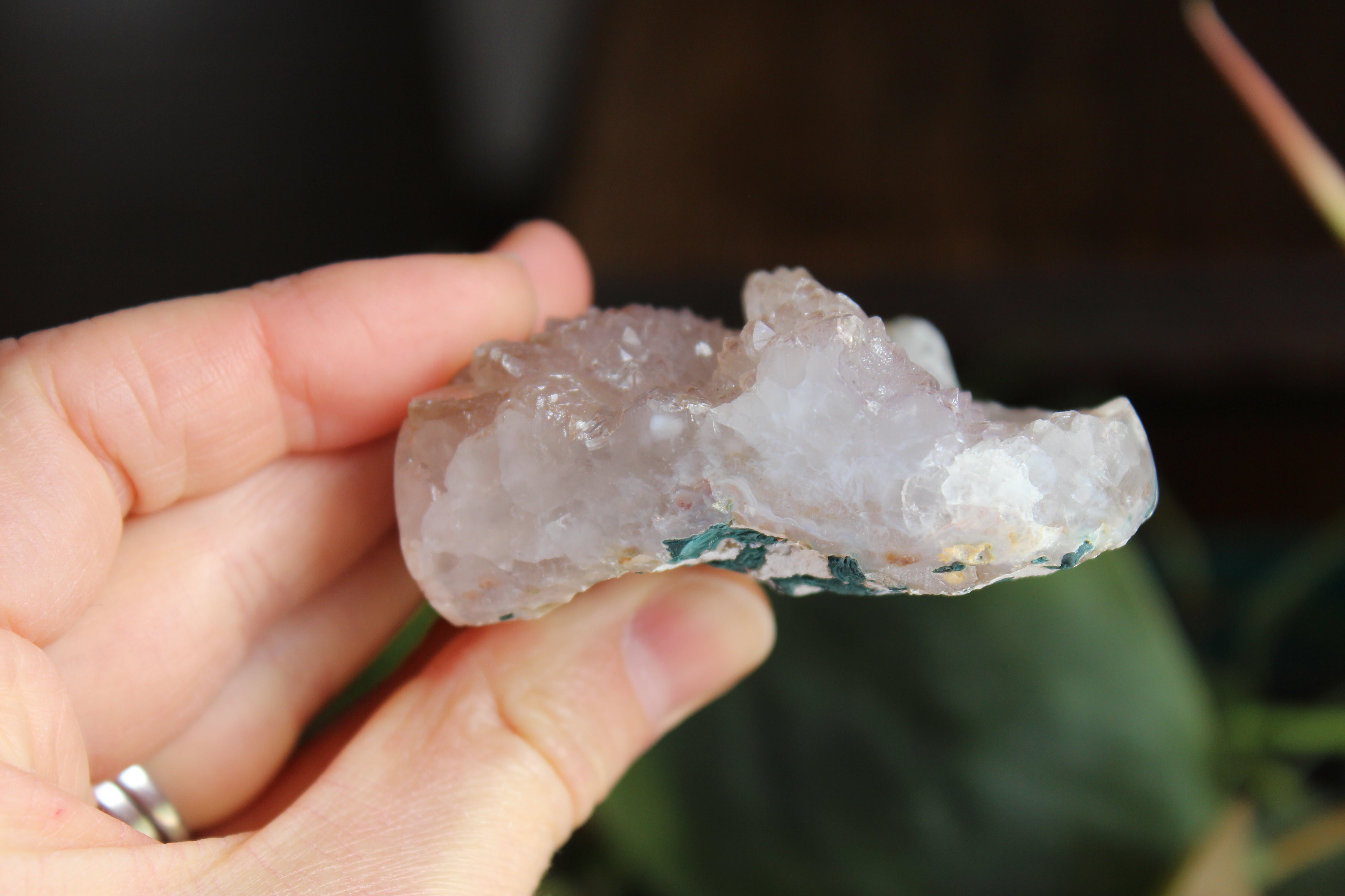 Amethyst flower heart 1, new