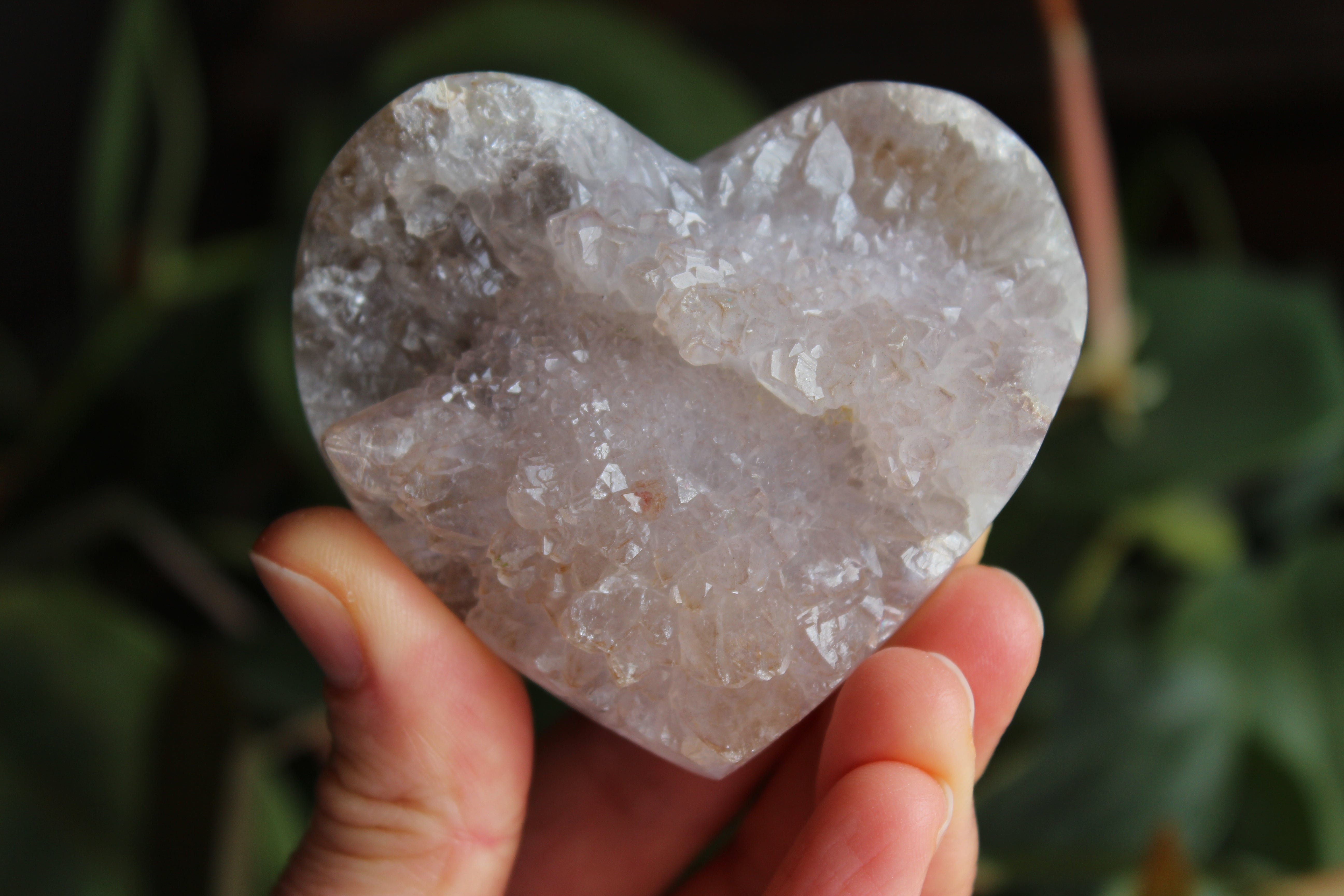 Amethyst flower heart 1, new