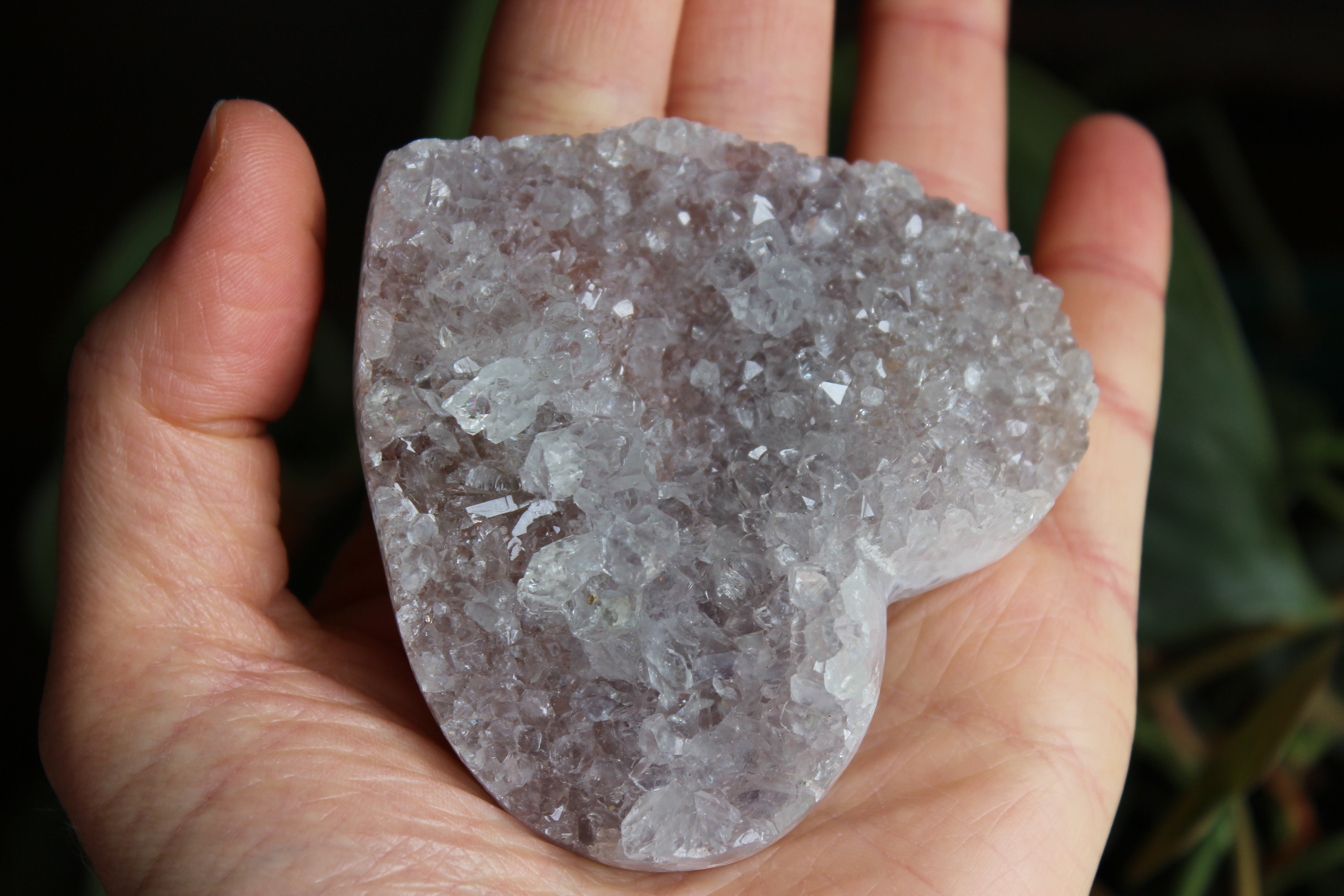 Amethyst flower heart 2, new