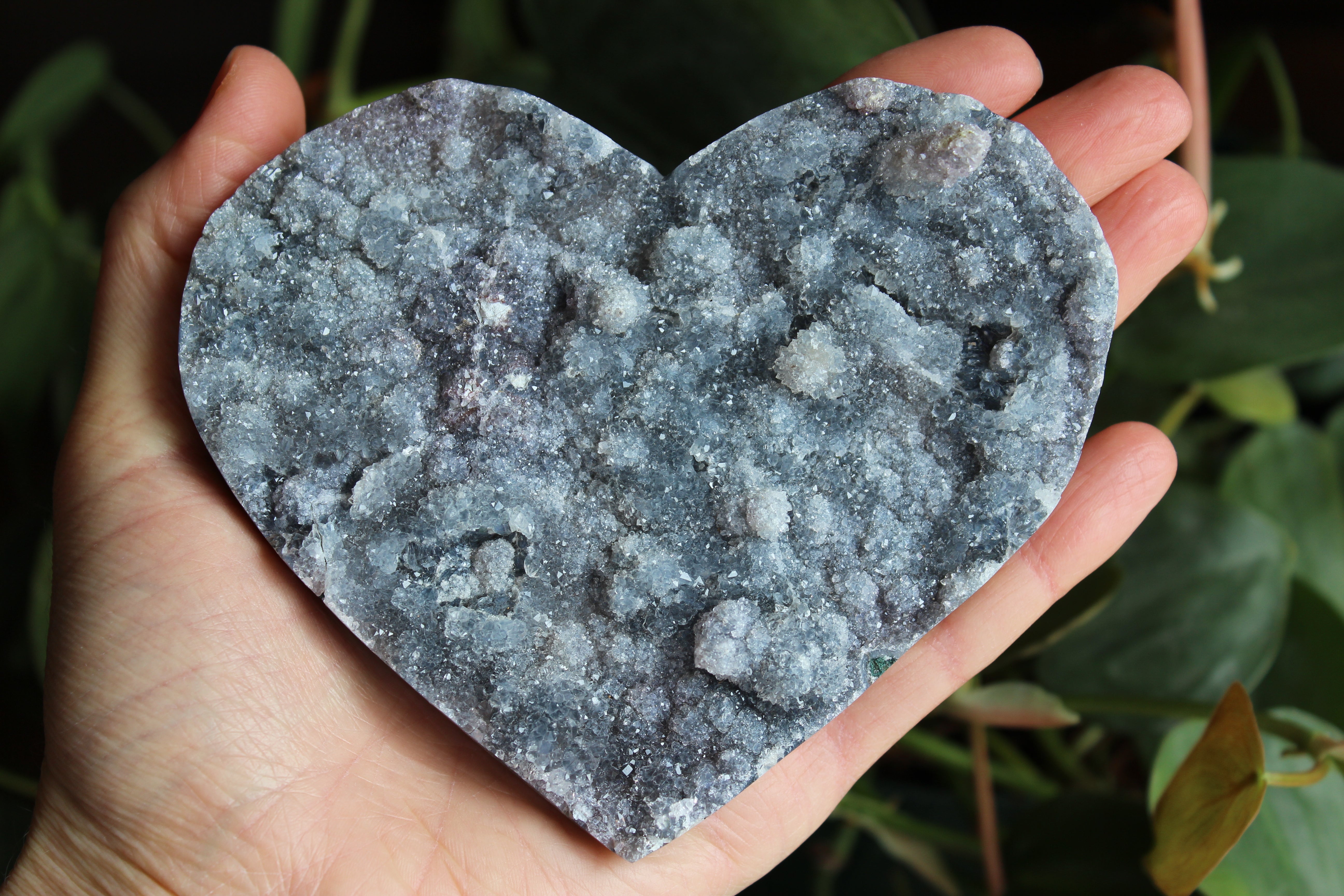 Amethyst flower heart 3, new