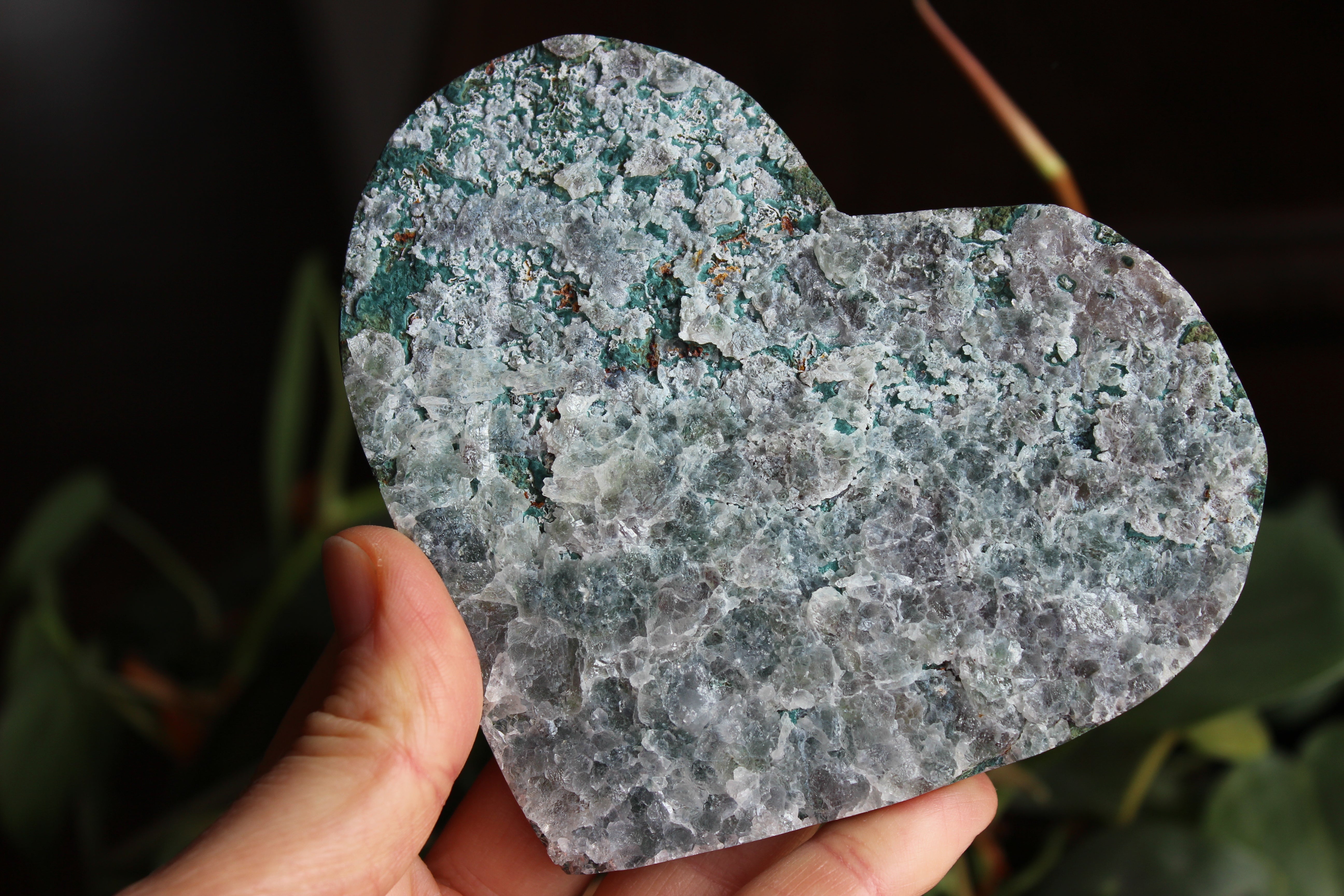 Amethyst flower heart 3, new