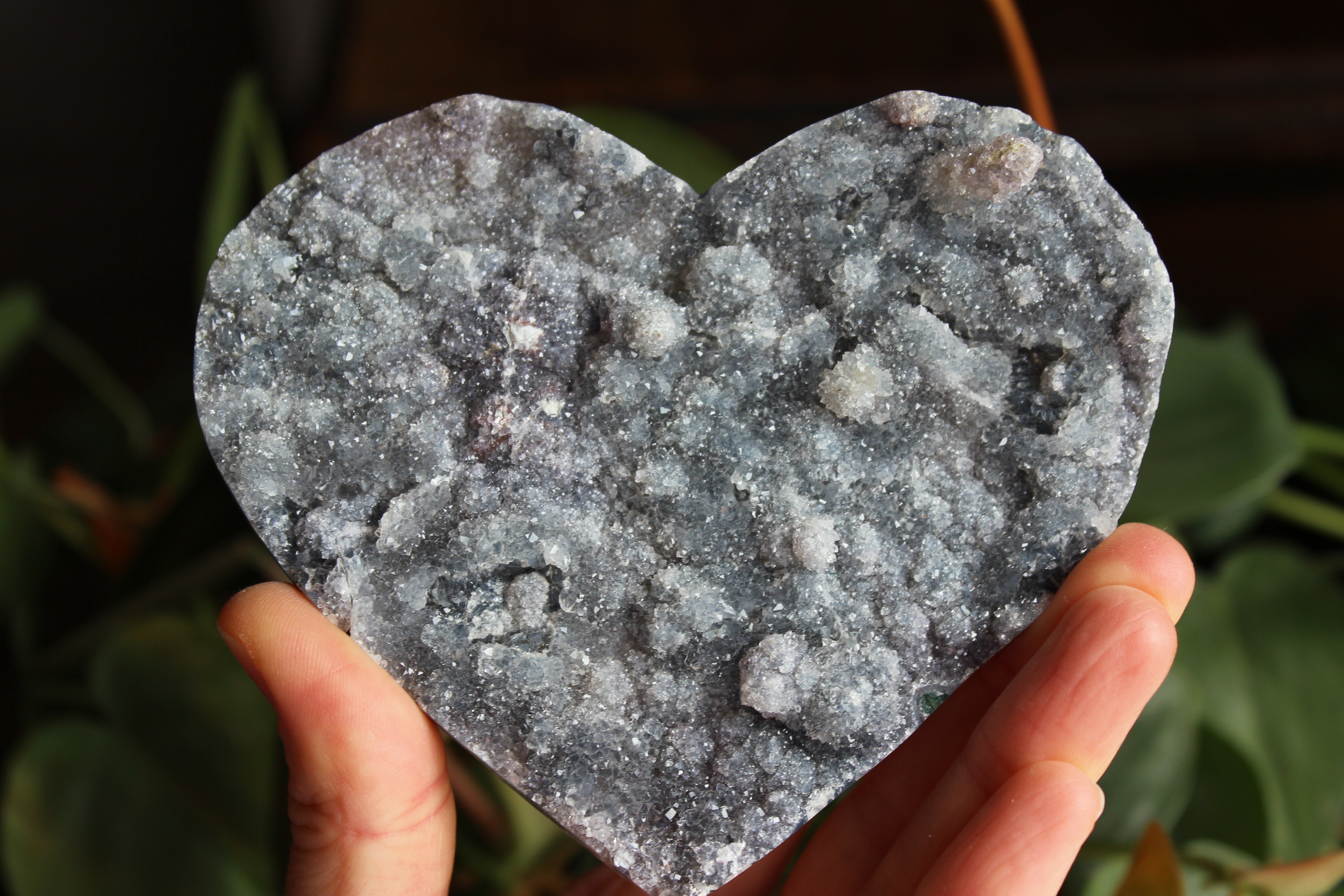 Amethyst flower heart 3, new