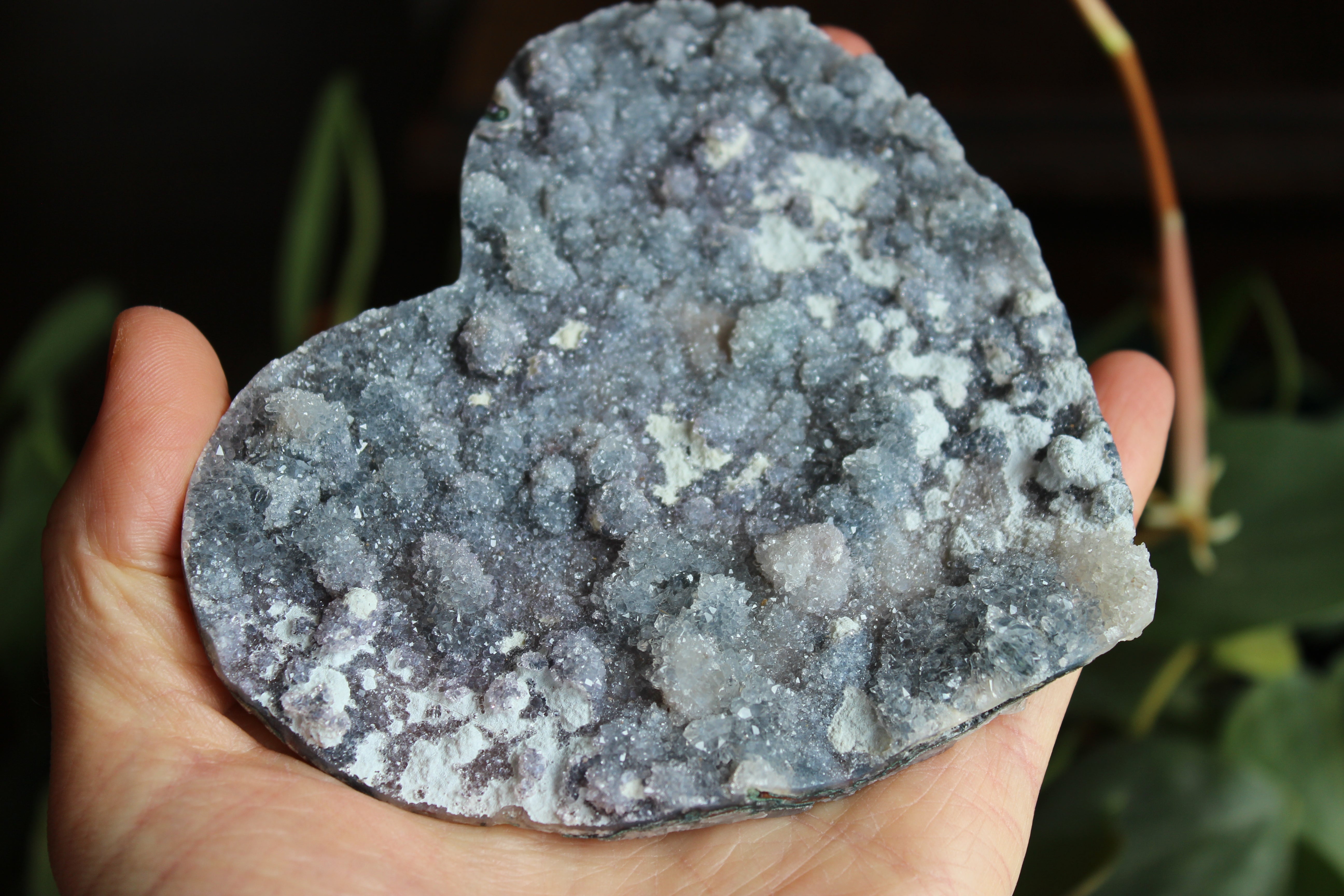 Amethyst flower heart 4, new