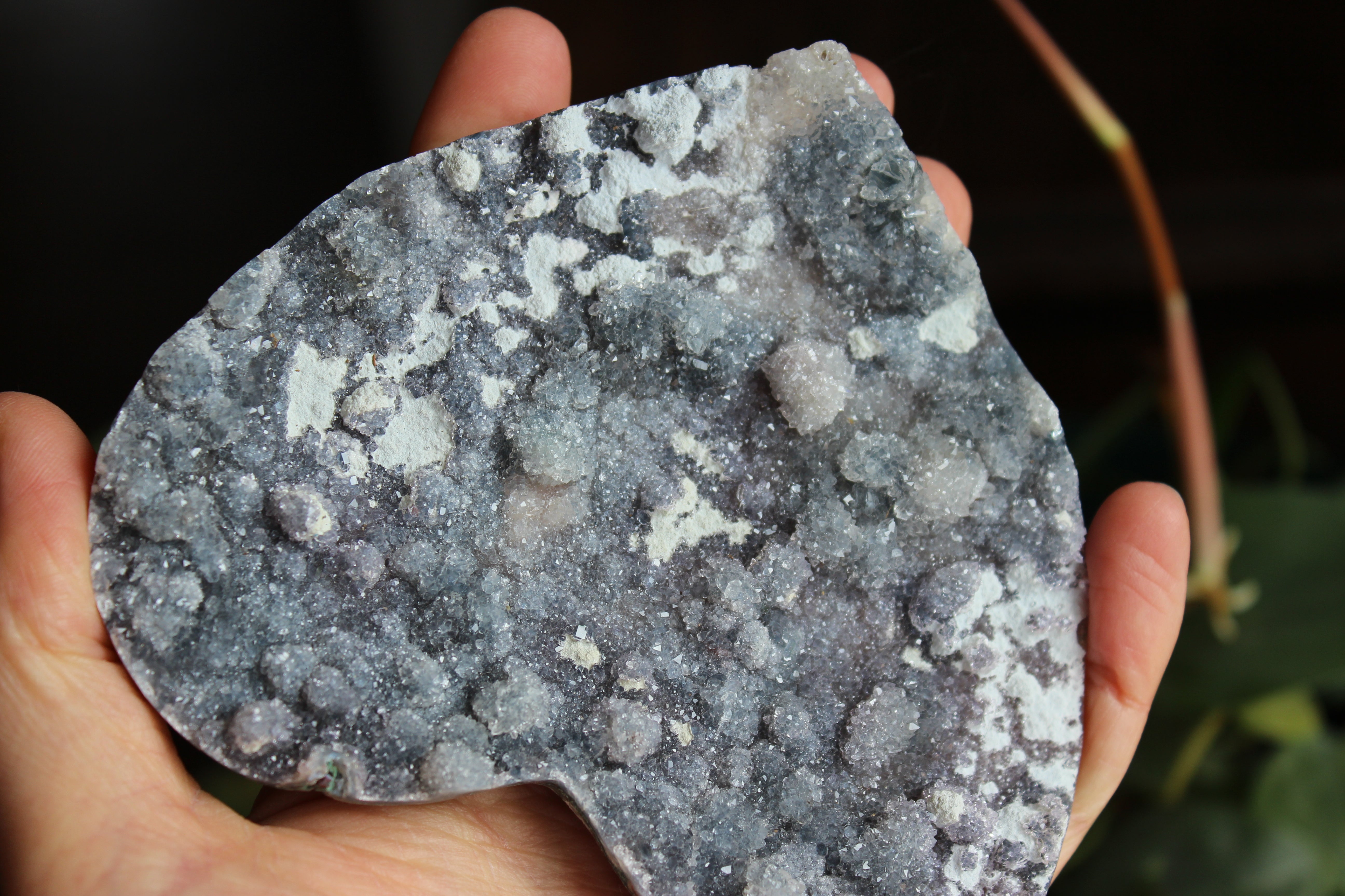 Amethyst flower heart 4, new