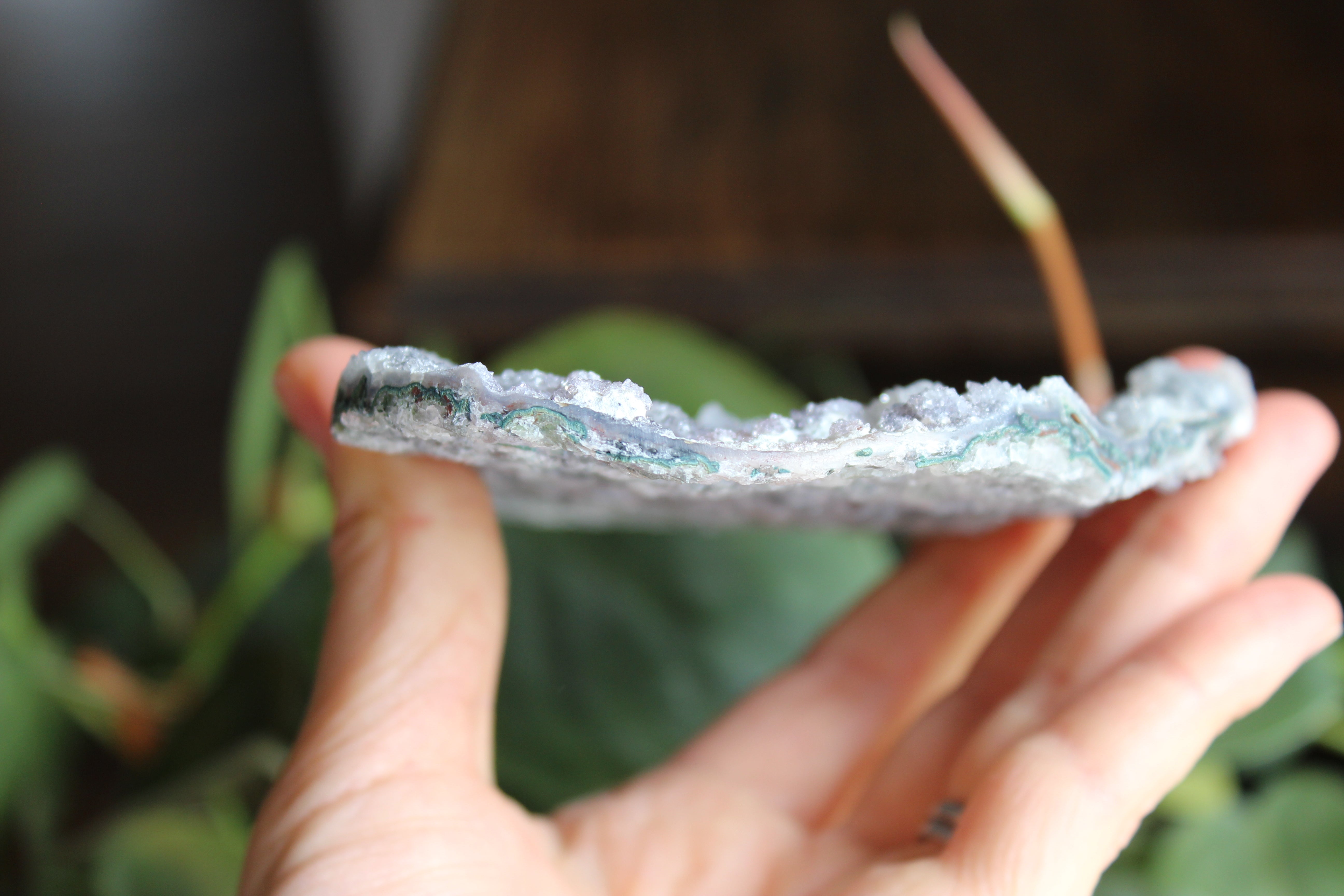 Amethyst flower heart 4, new