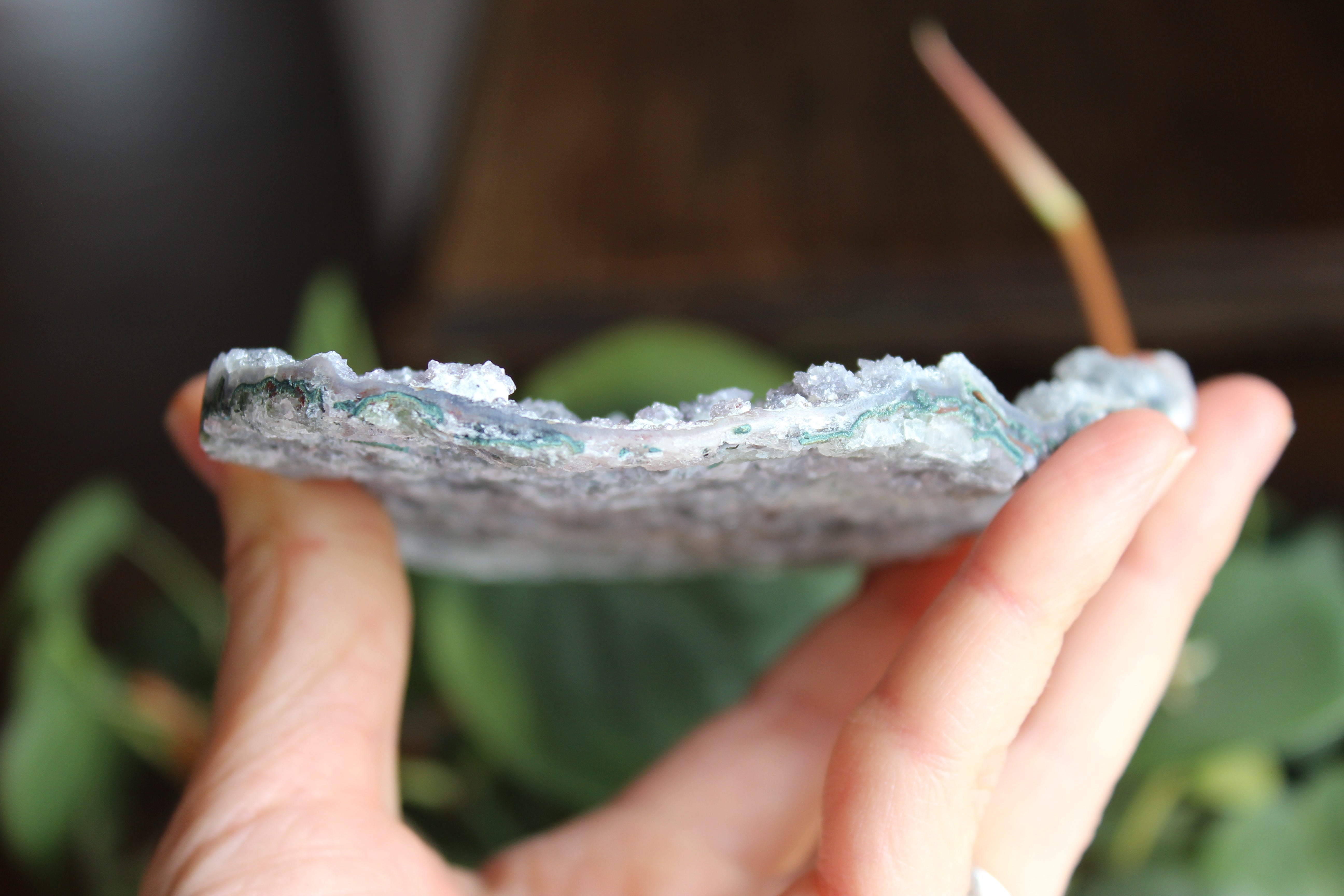 Amethyst flower heart 4, new