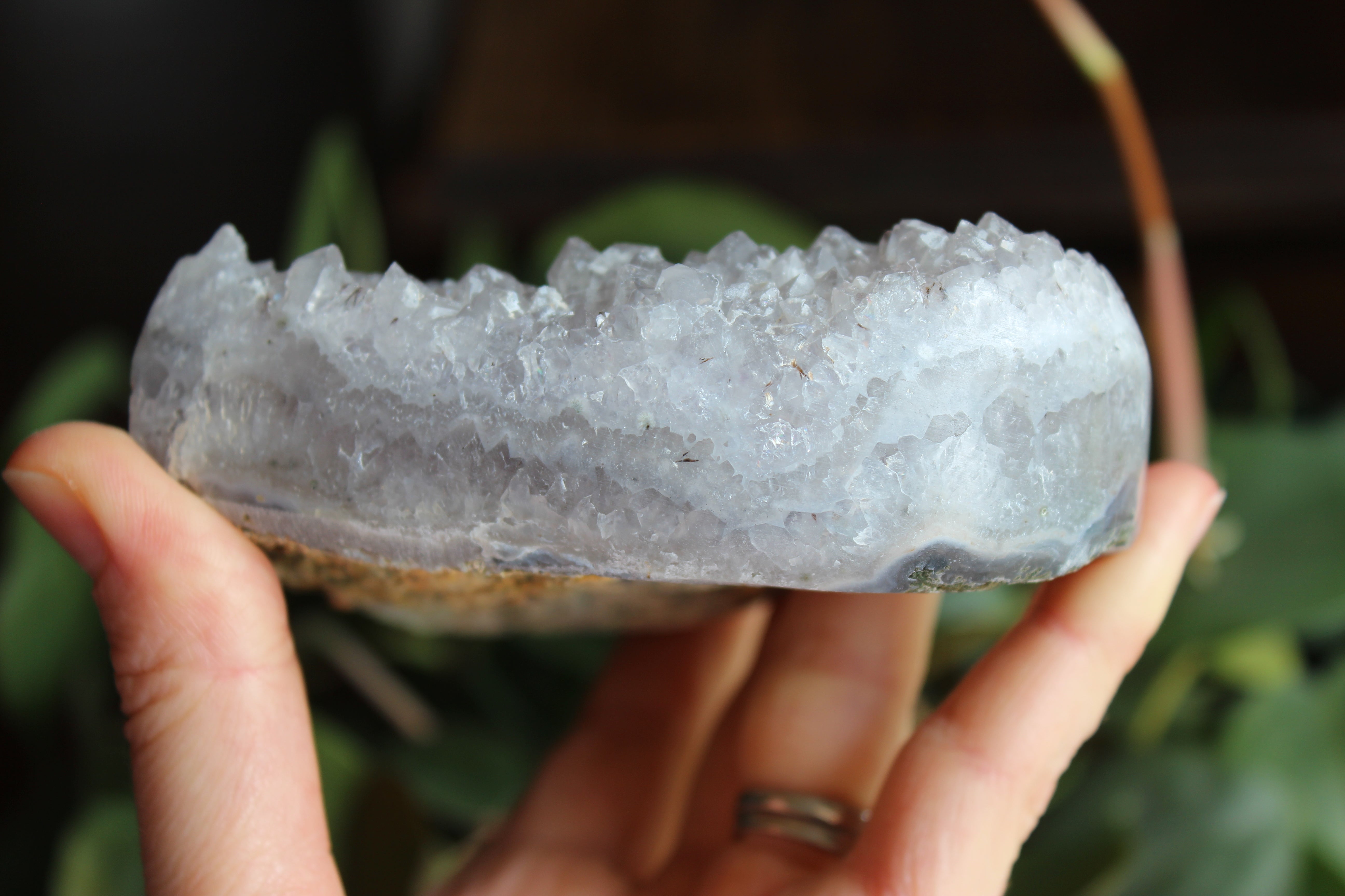 Amethyst flower heart 5, new