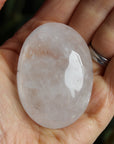 Quartz black tourmaline pocket stone 2, new
