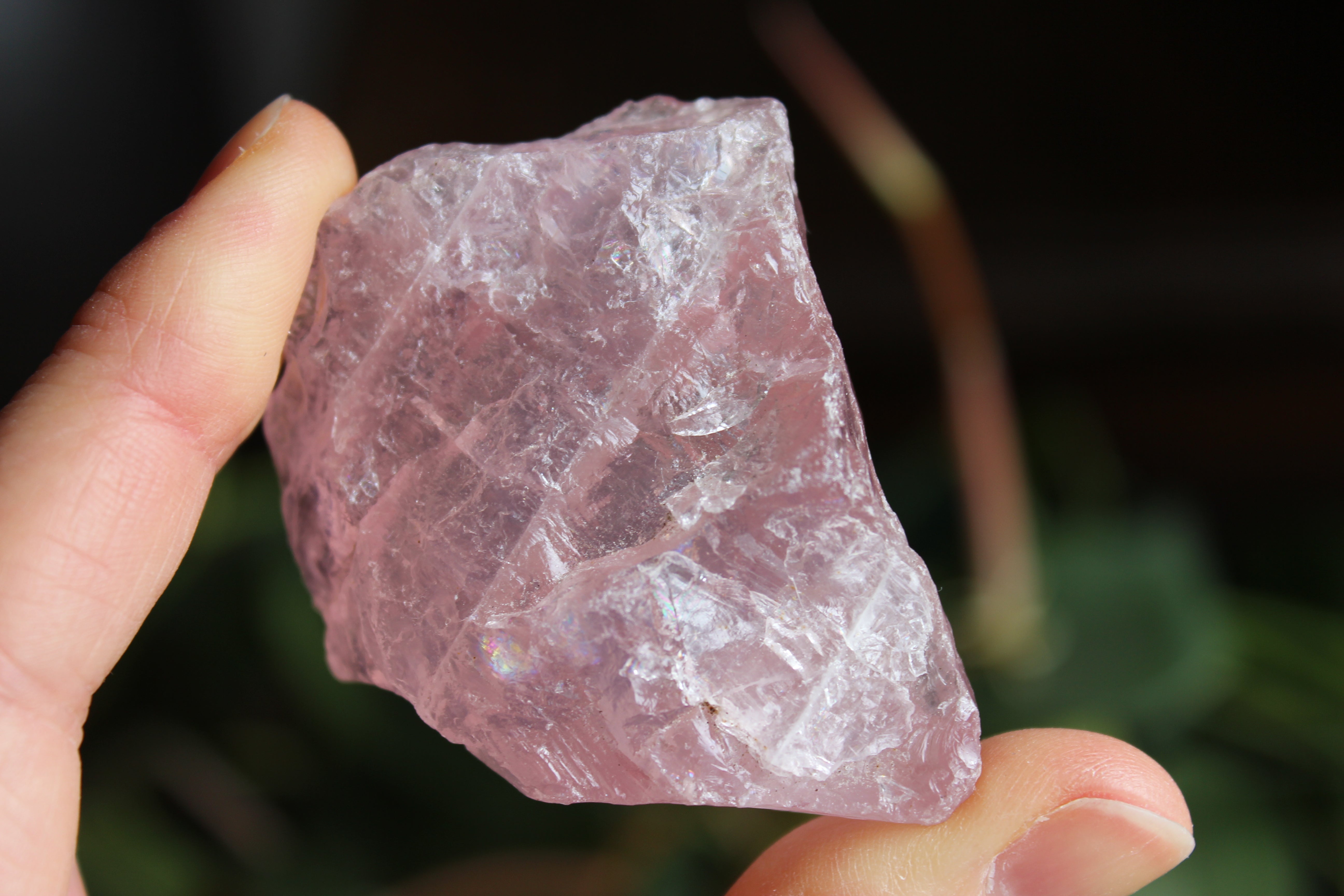 Watermelon rose quartz 1, new