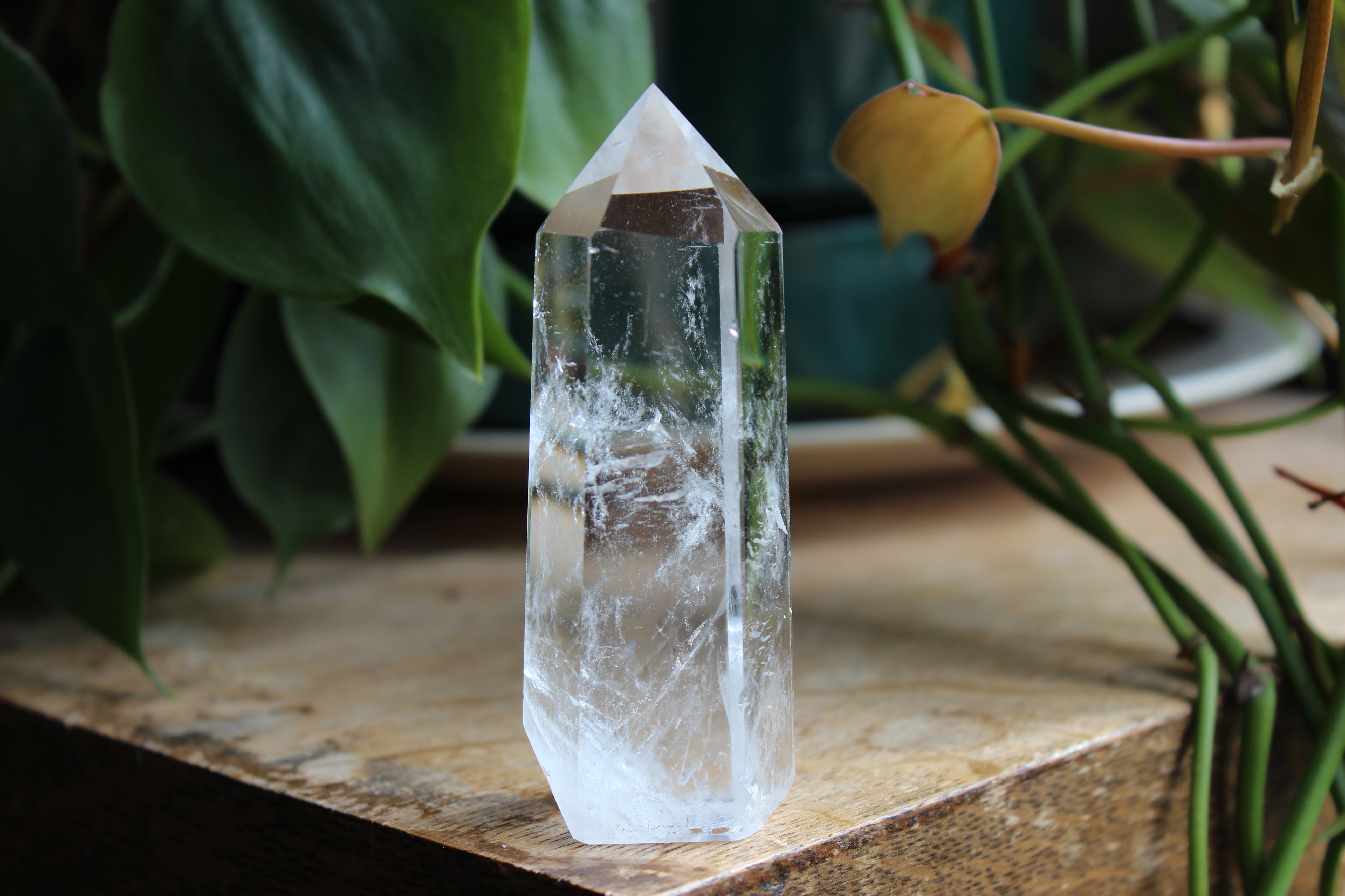 Clear quartz tower 2, new