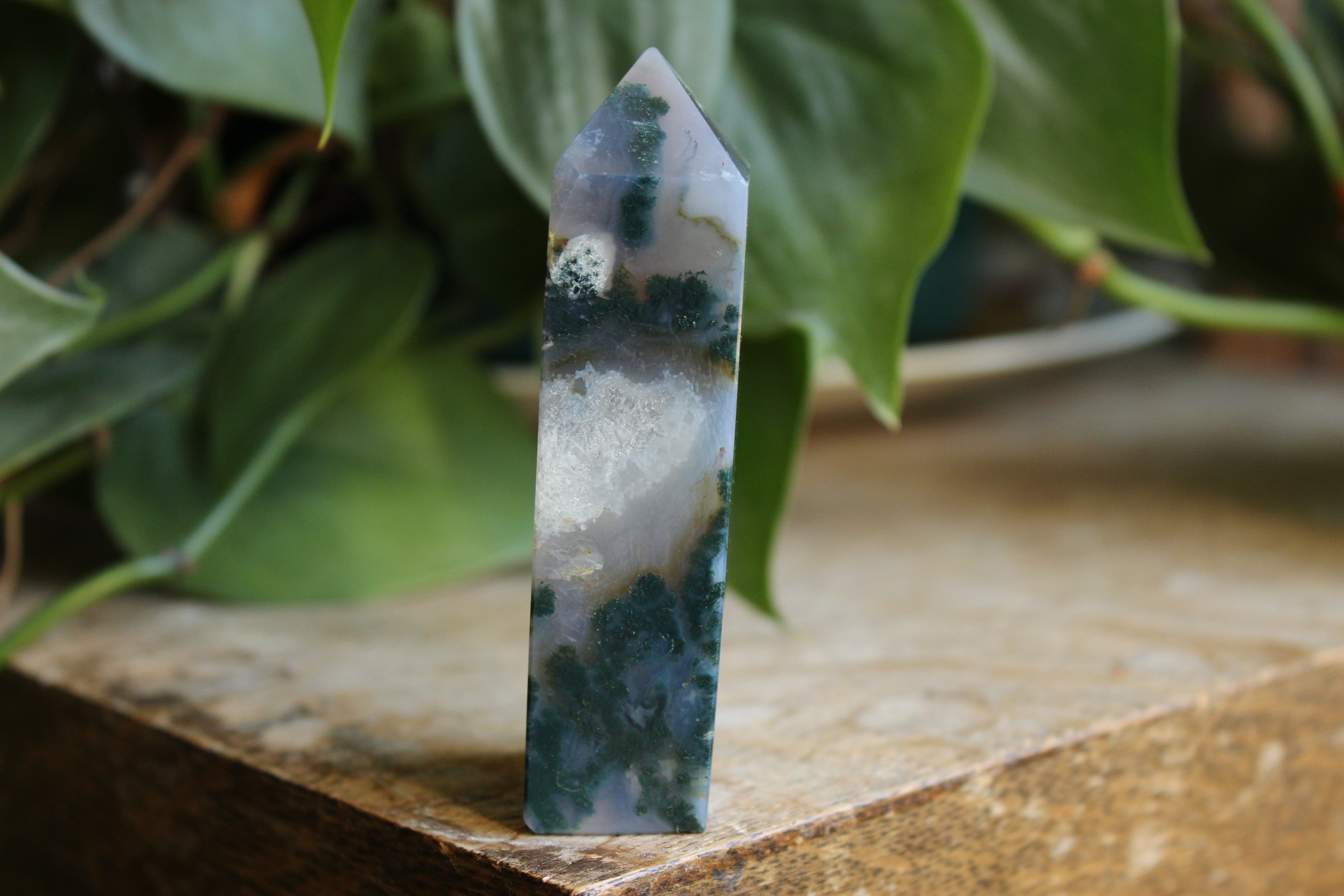 Moss agate tower 2, new