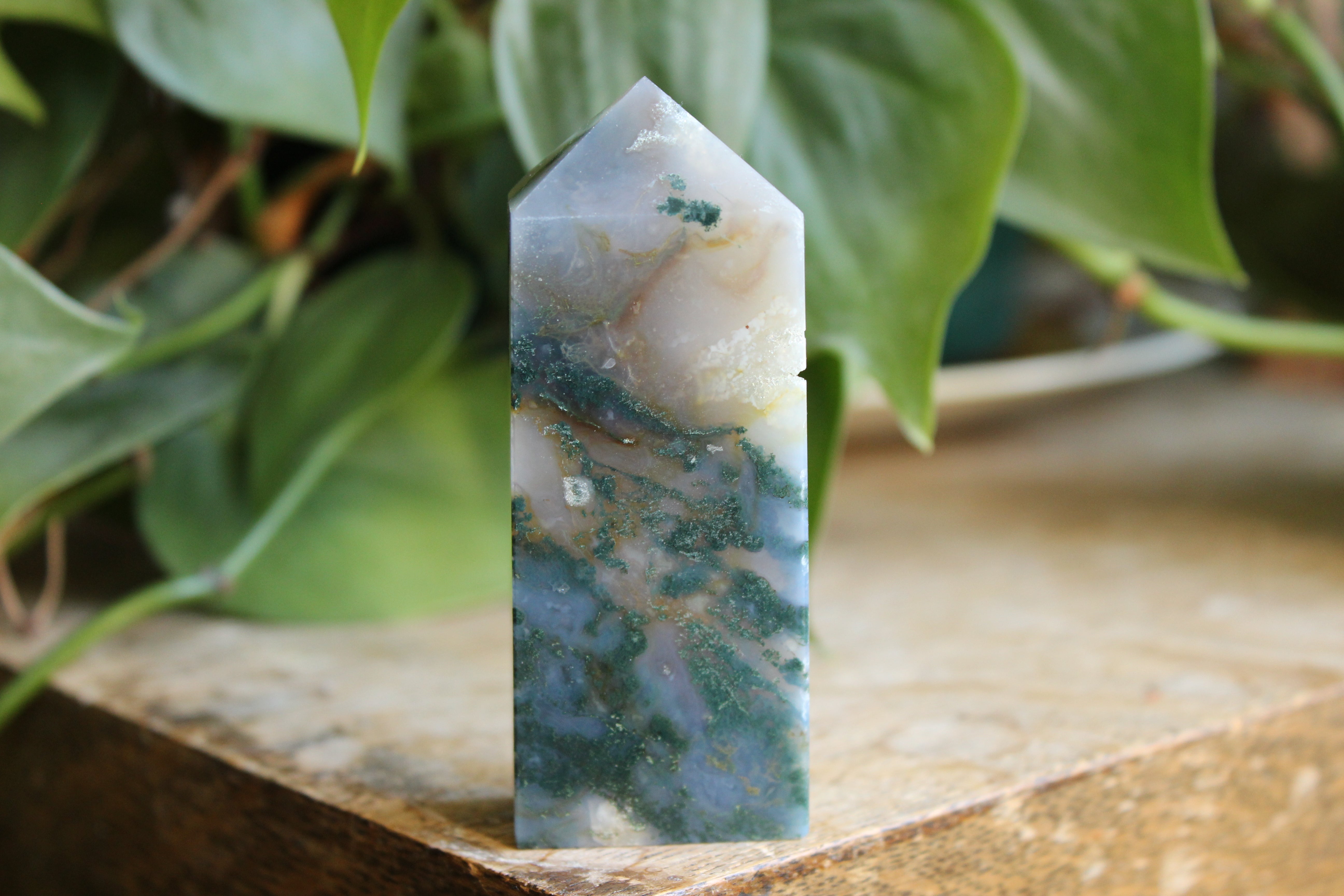 Moss agate tower 2, new