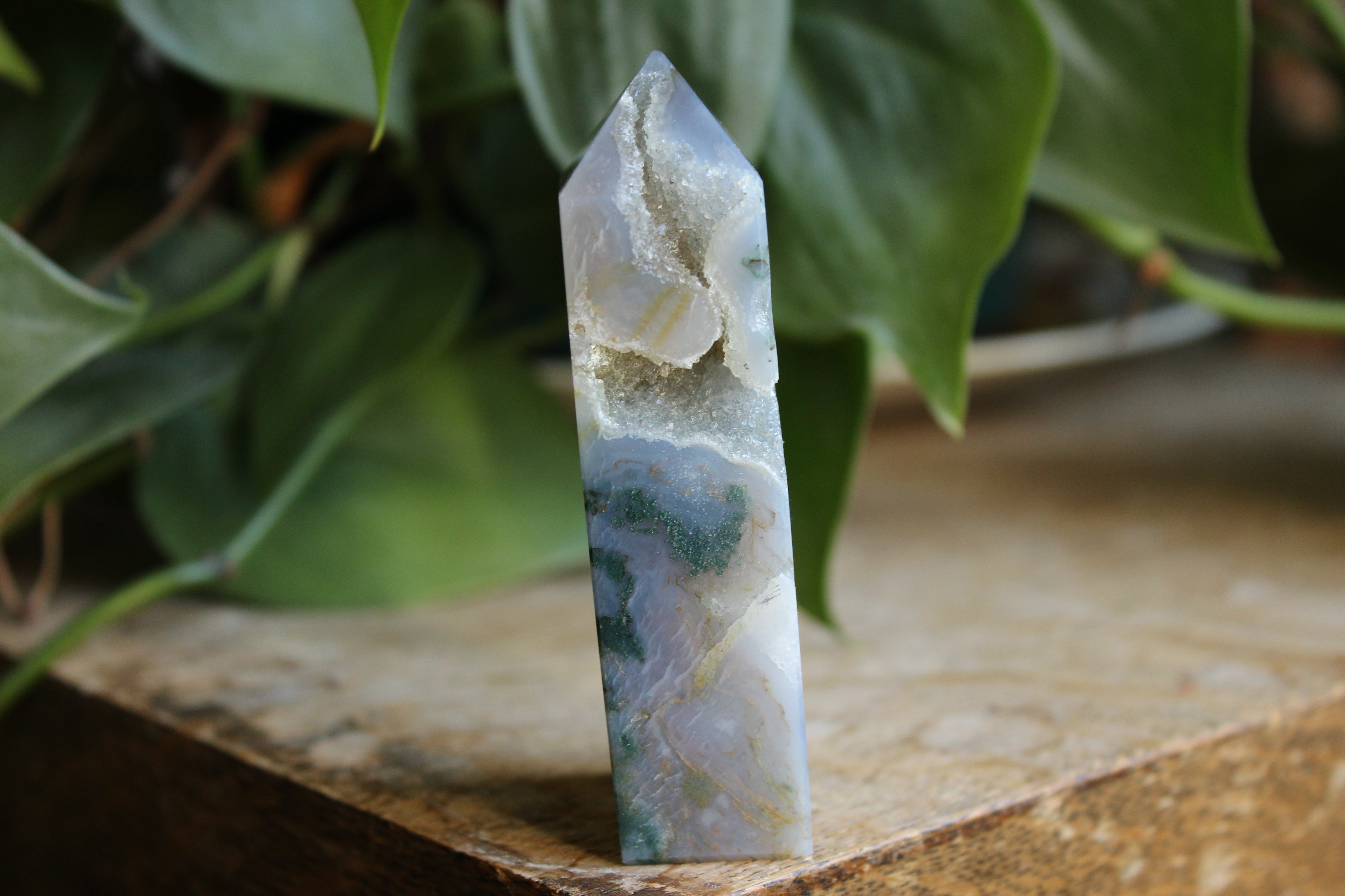 Moss agate tower 2, new