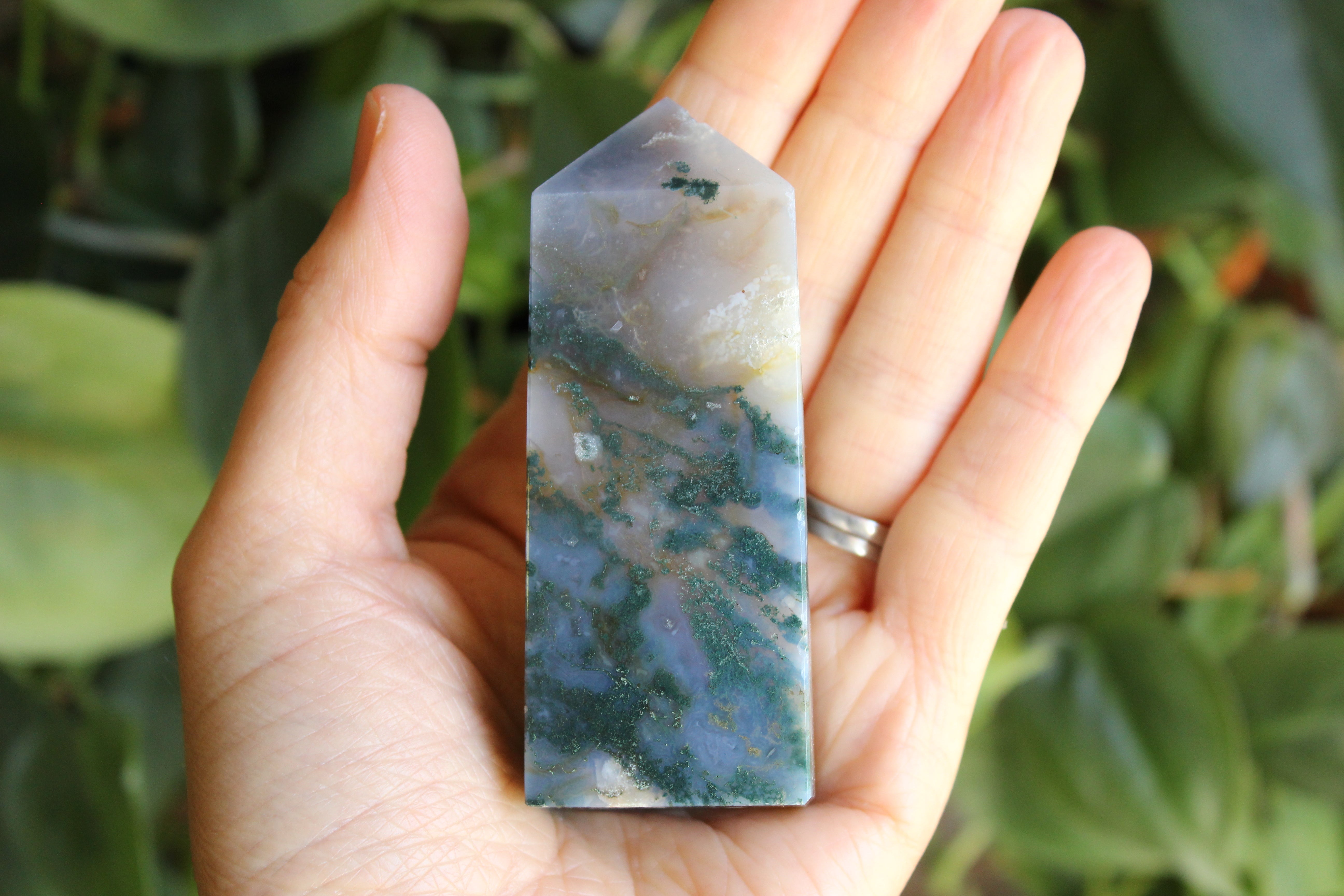 Moss agate tower 2, new