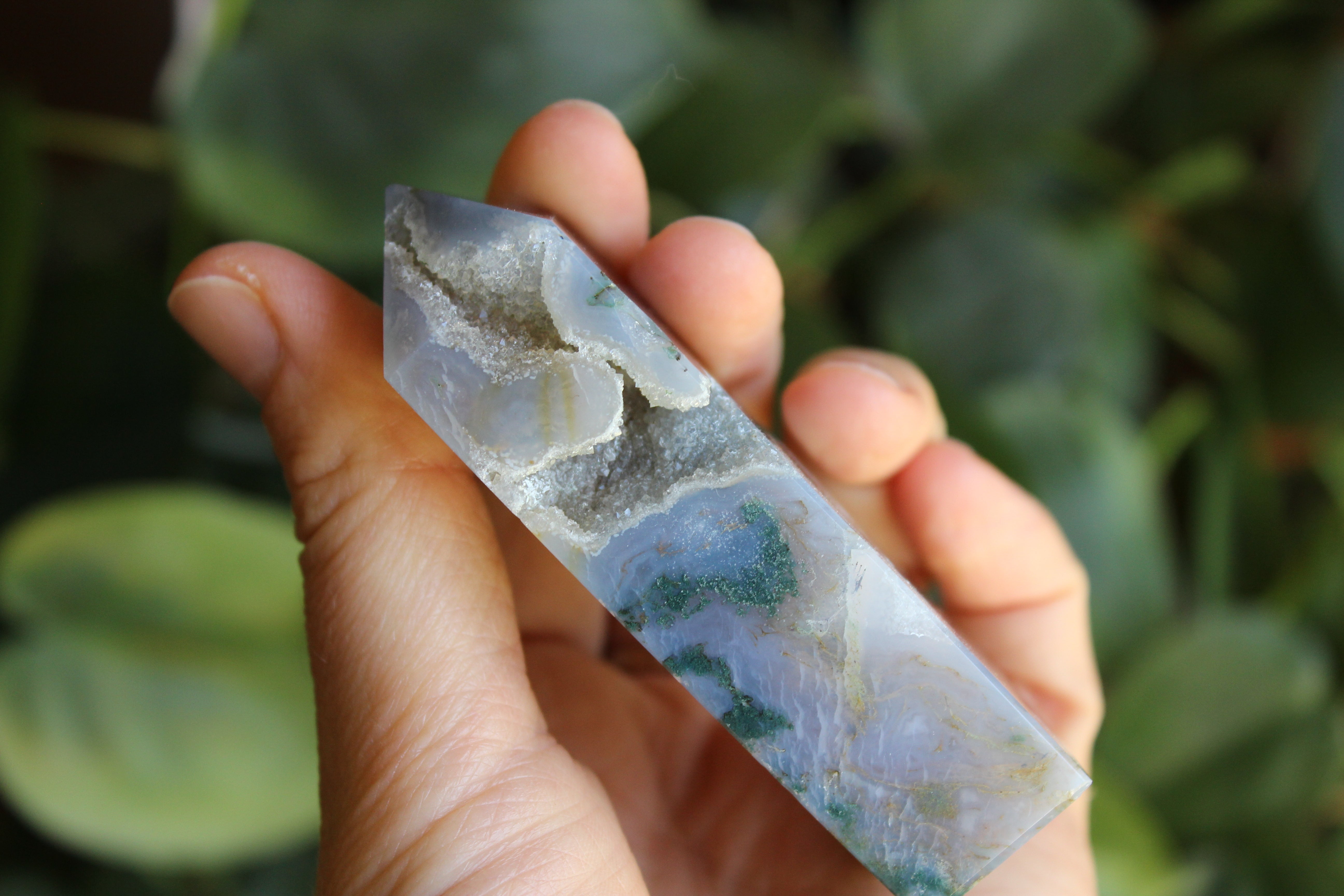 Moss agate tower 2, new