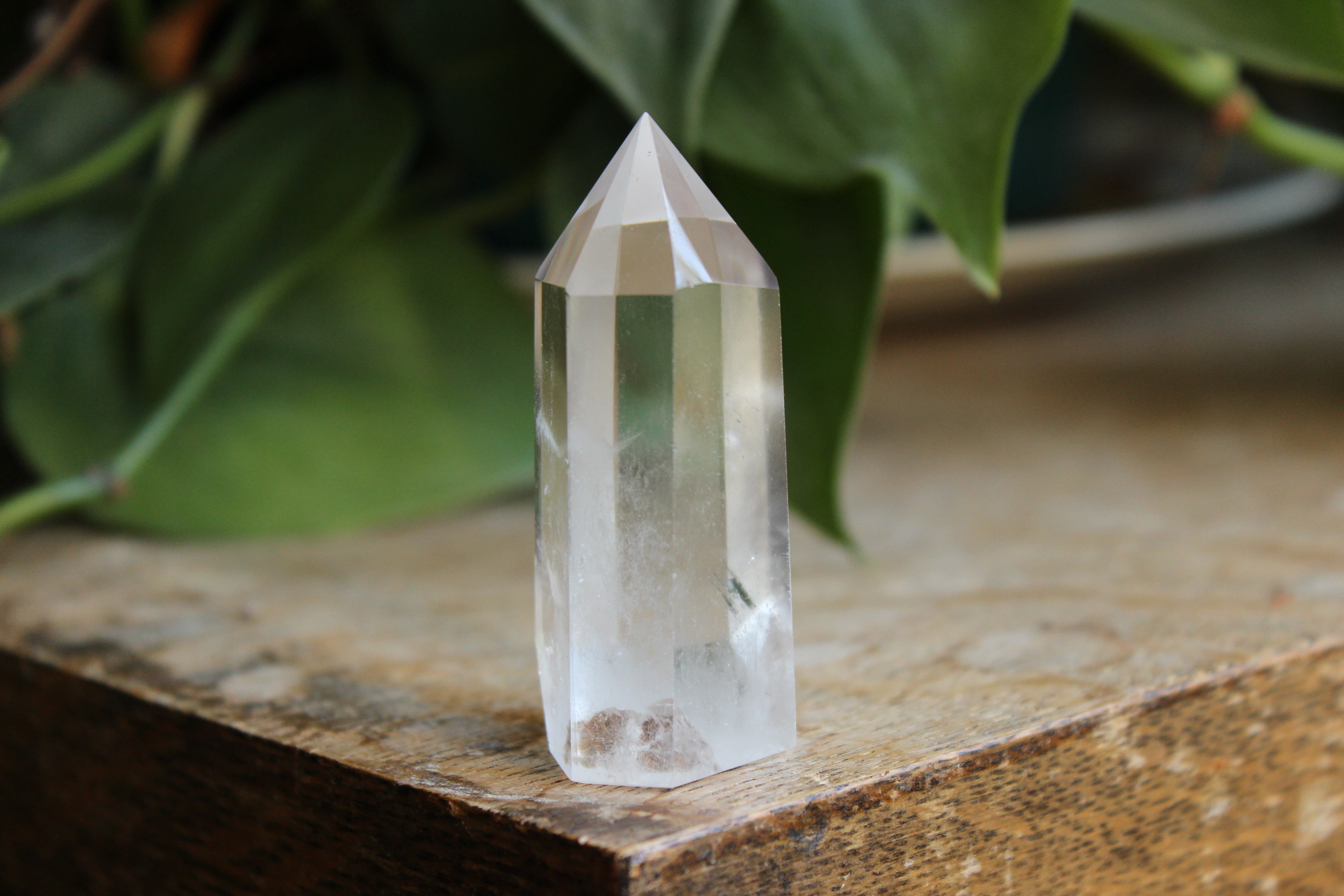 Clear quartz tower 5, new