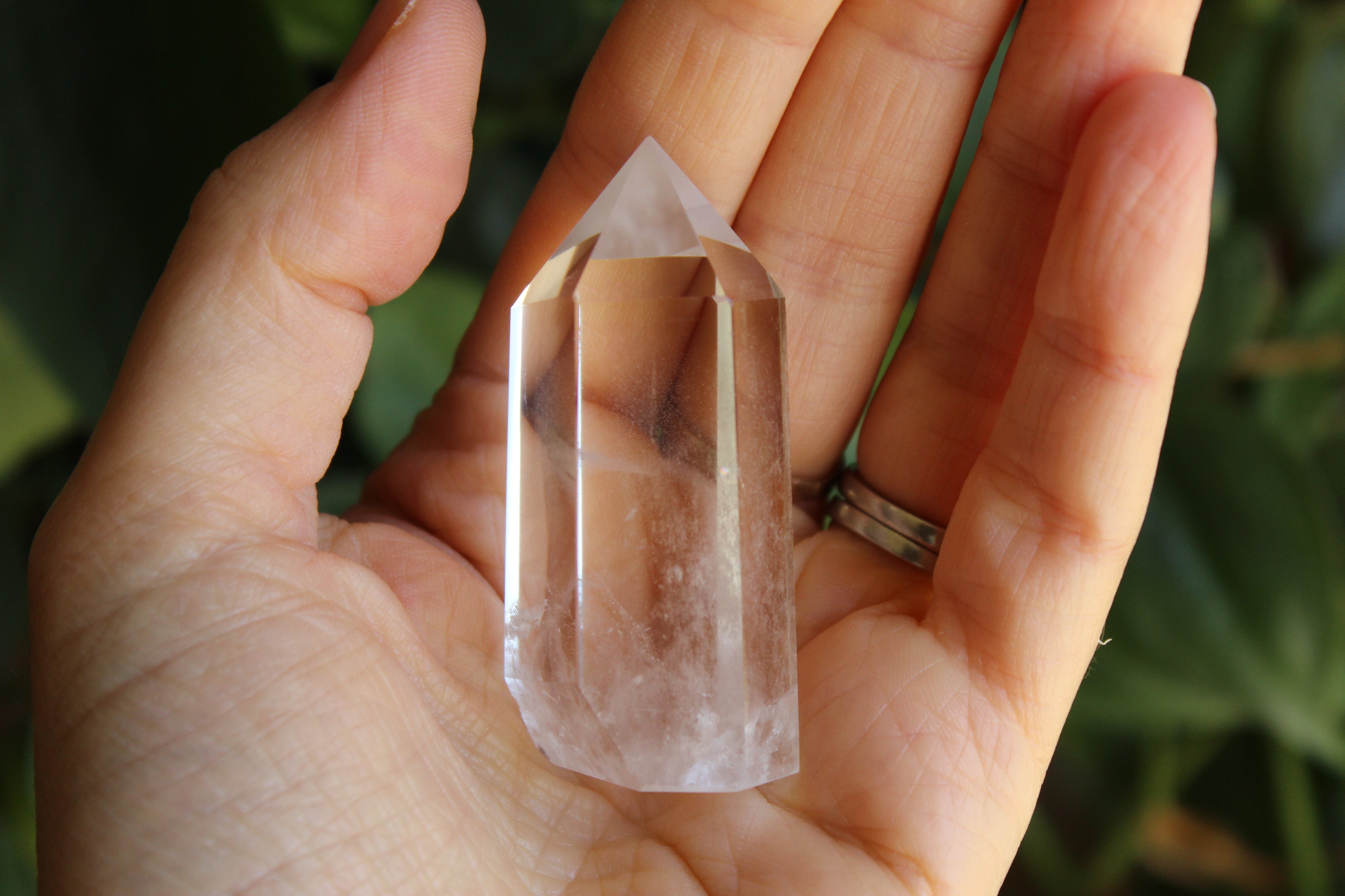 Clear quartz tower 5, new