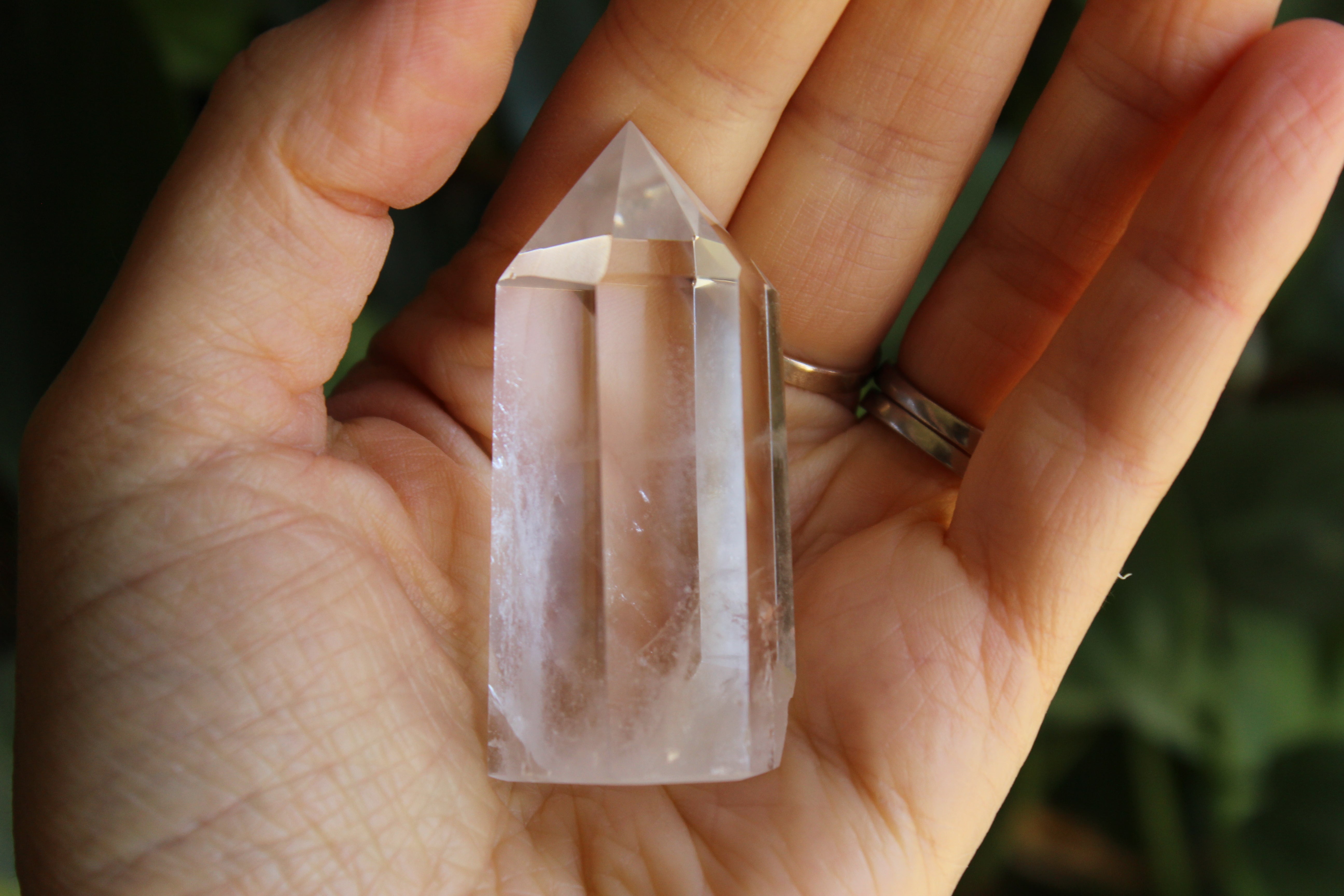 Clear quartz tower 5, new