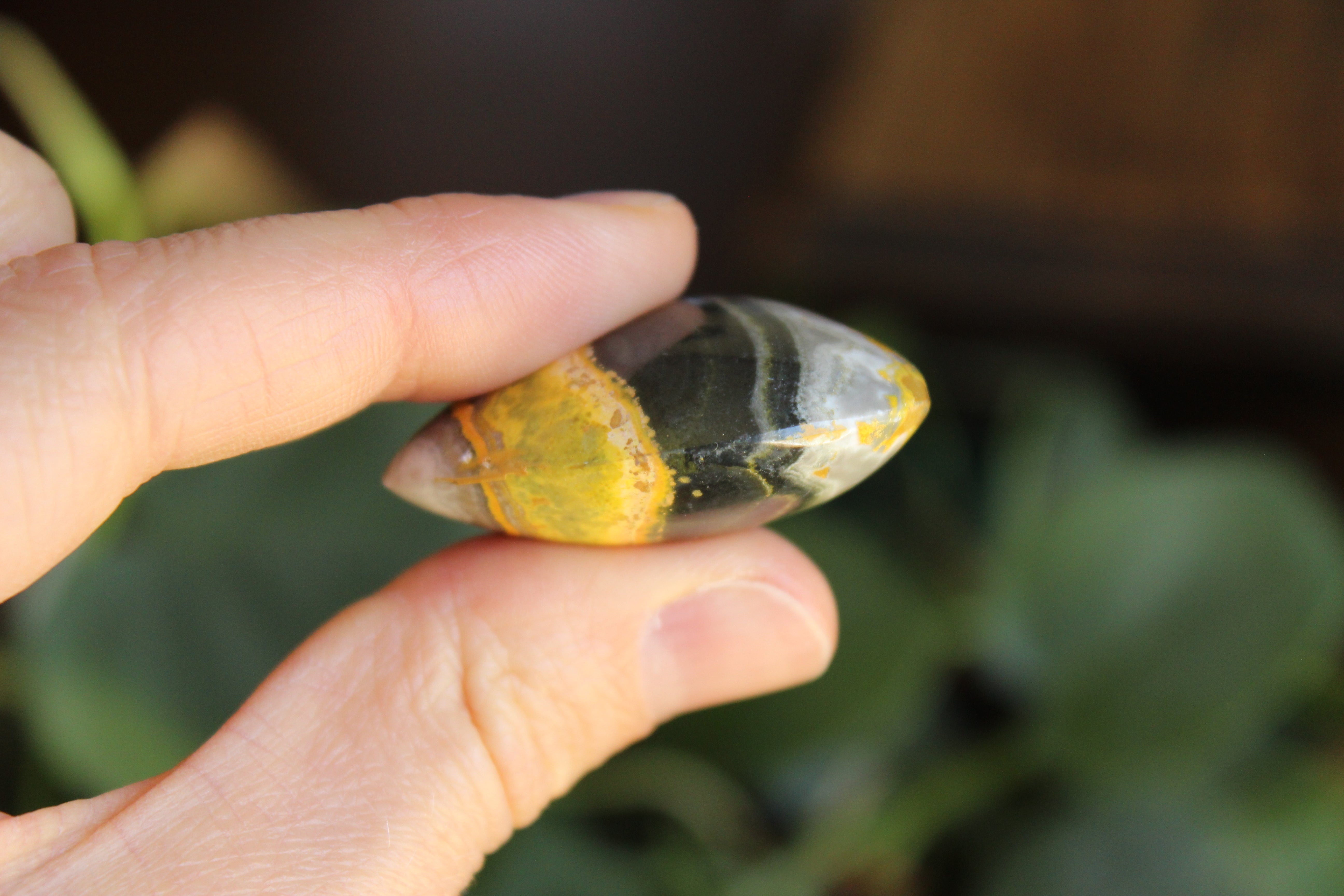 Bumblebee jasper heart 1, new