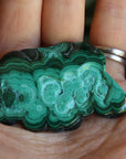 Polished malachite piece 1, new