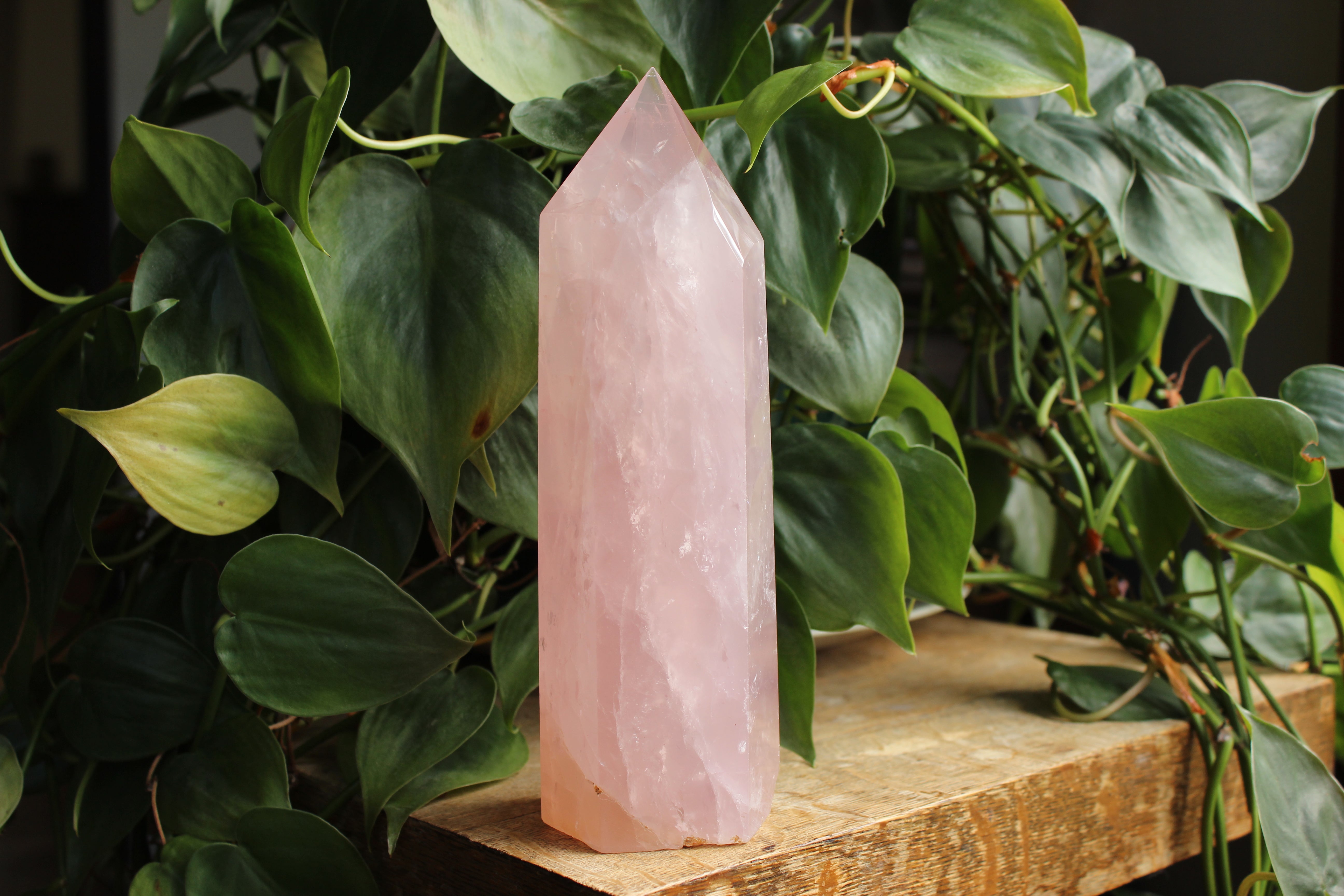 Rose quartz tower 8, new