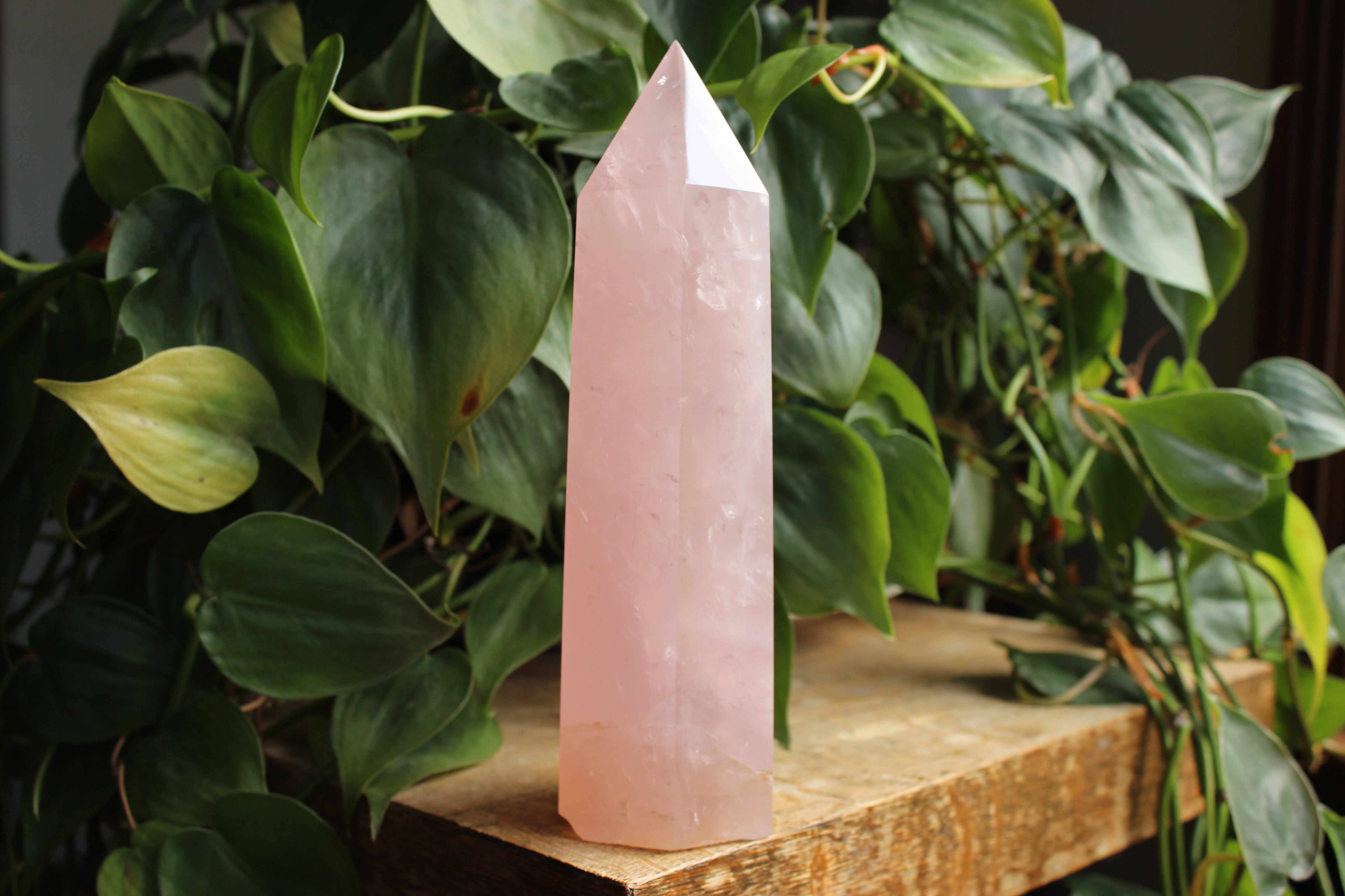 Rose quartz tower 8, new