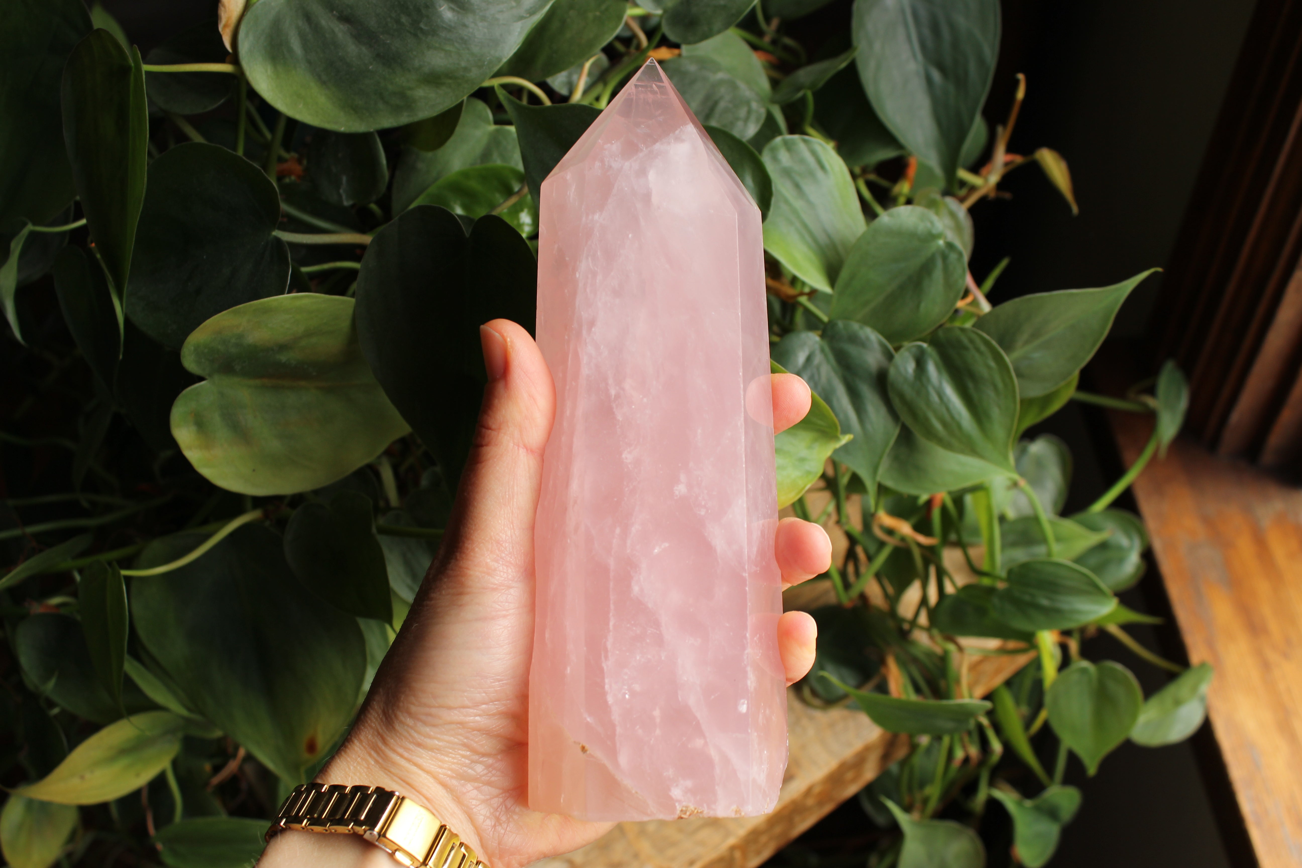 Rose quartz tower 8, new