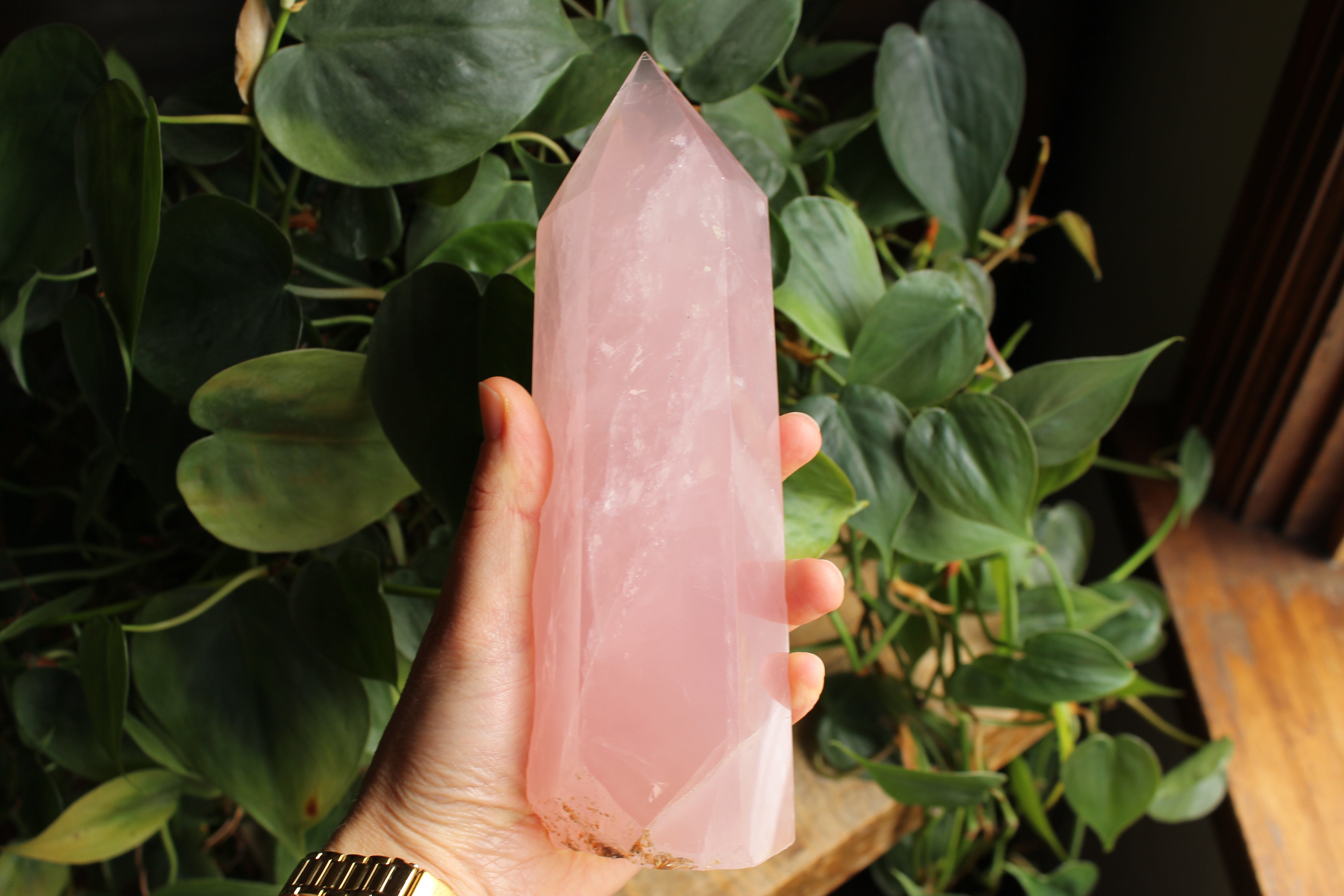 Rose quartz tower 8, new