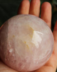 Rose quartz sphere 1, new