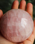Rose quartz sphere 1, new