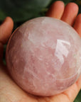 Rose quartz sphere 1, new
