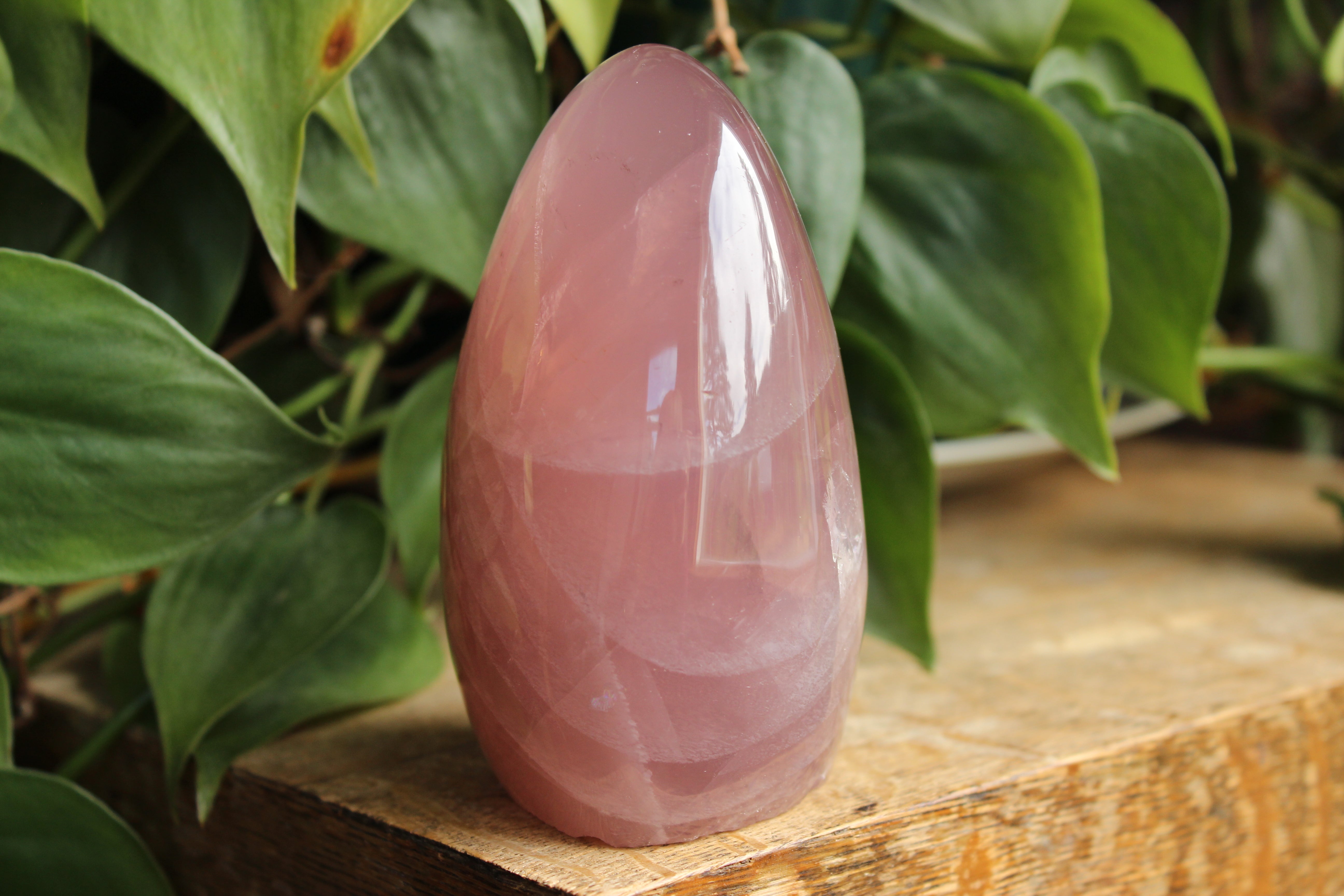 Lavender rose quartz free form 3, new