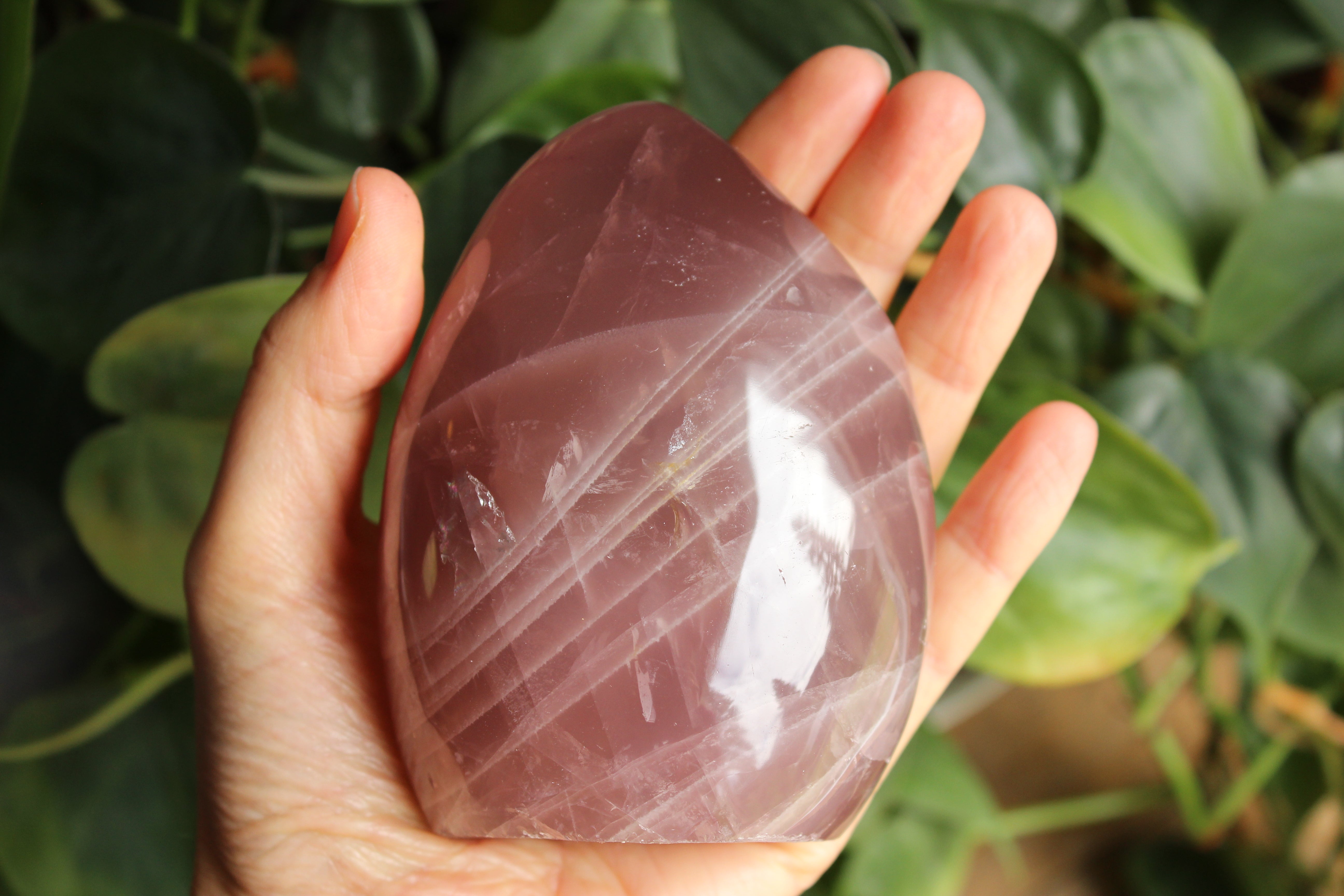 Lavender rose quartz free form 3, new