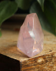 Gemmy rose quartz free form from Mozambique 1, new