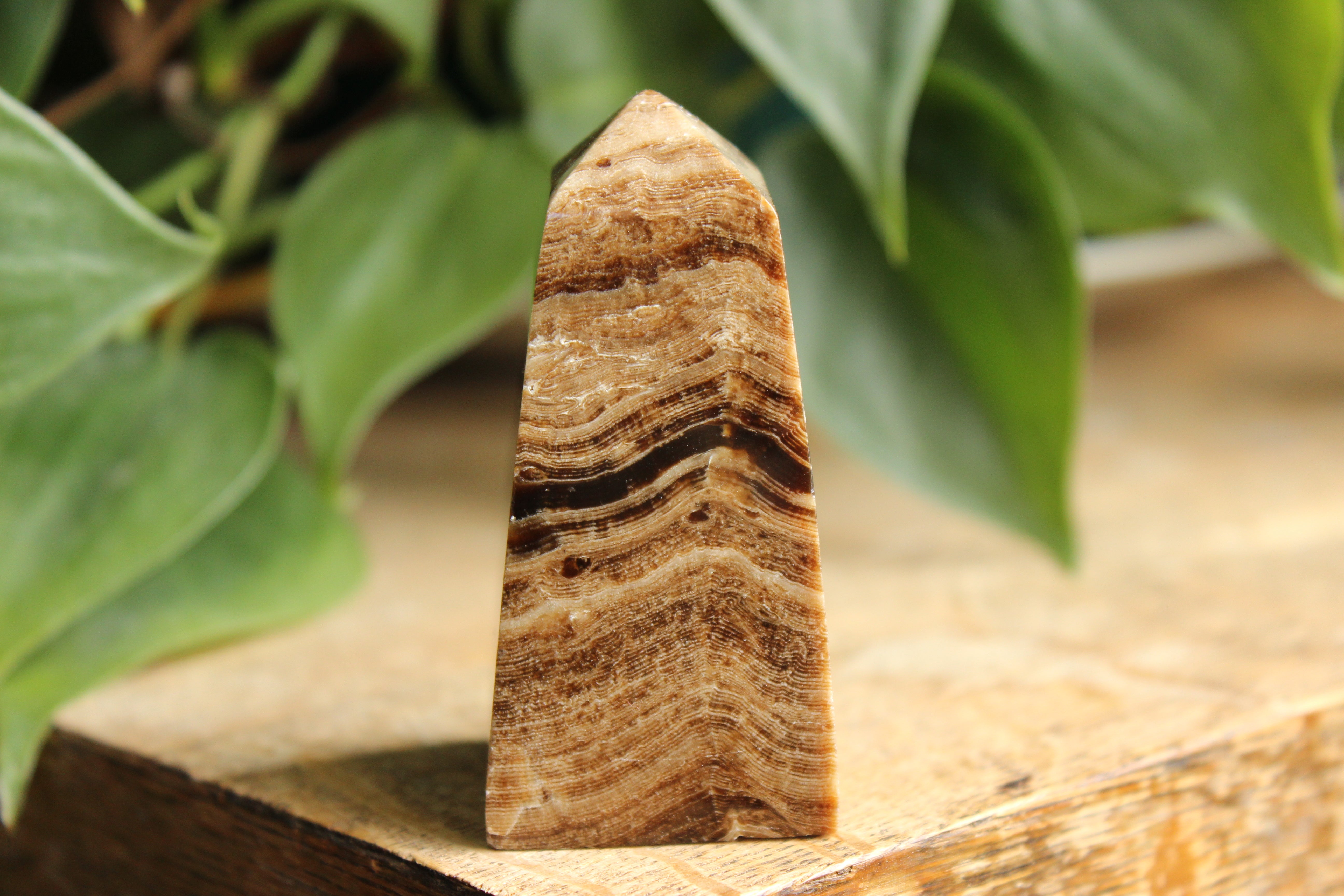 Chocolate calcite tower 1, new