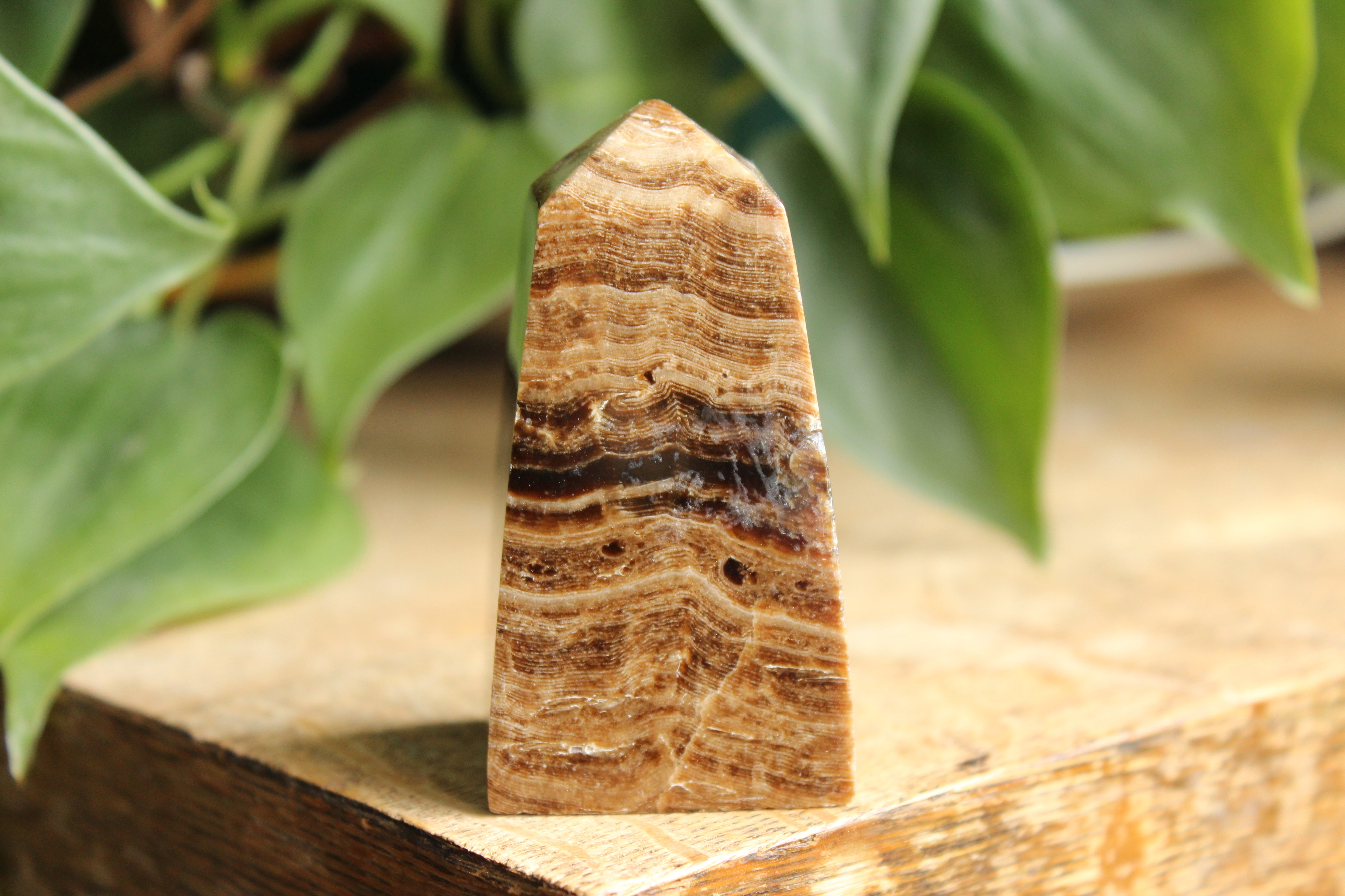 Chocolate calcite tower 1, new