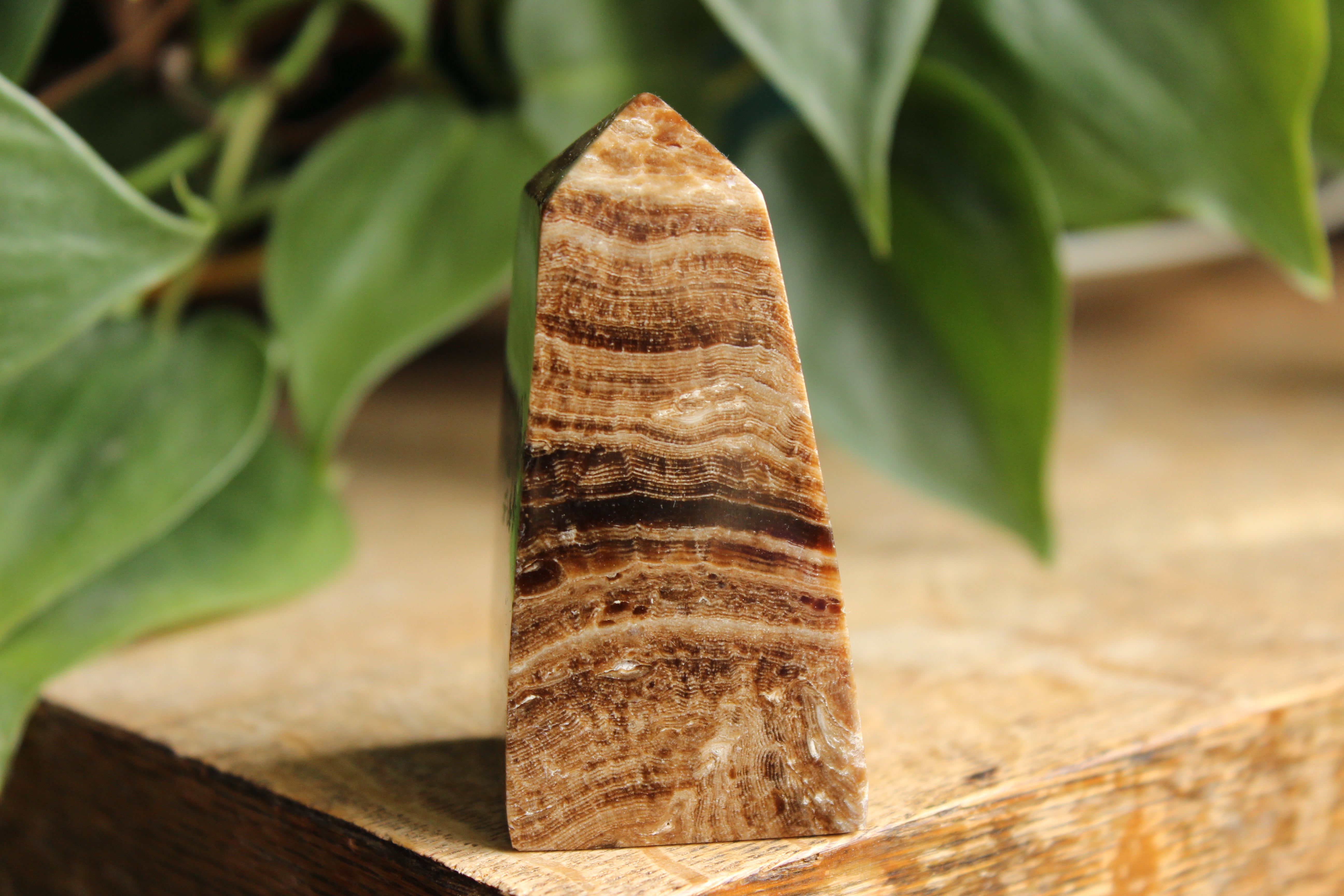 Chocolate calcite tower 1, new