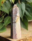 Crazy lace agate tower 1, new