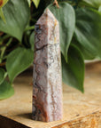 Crazy lace agate tower 1, new