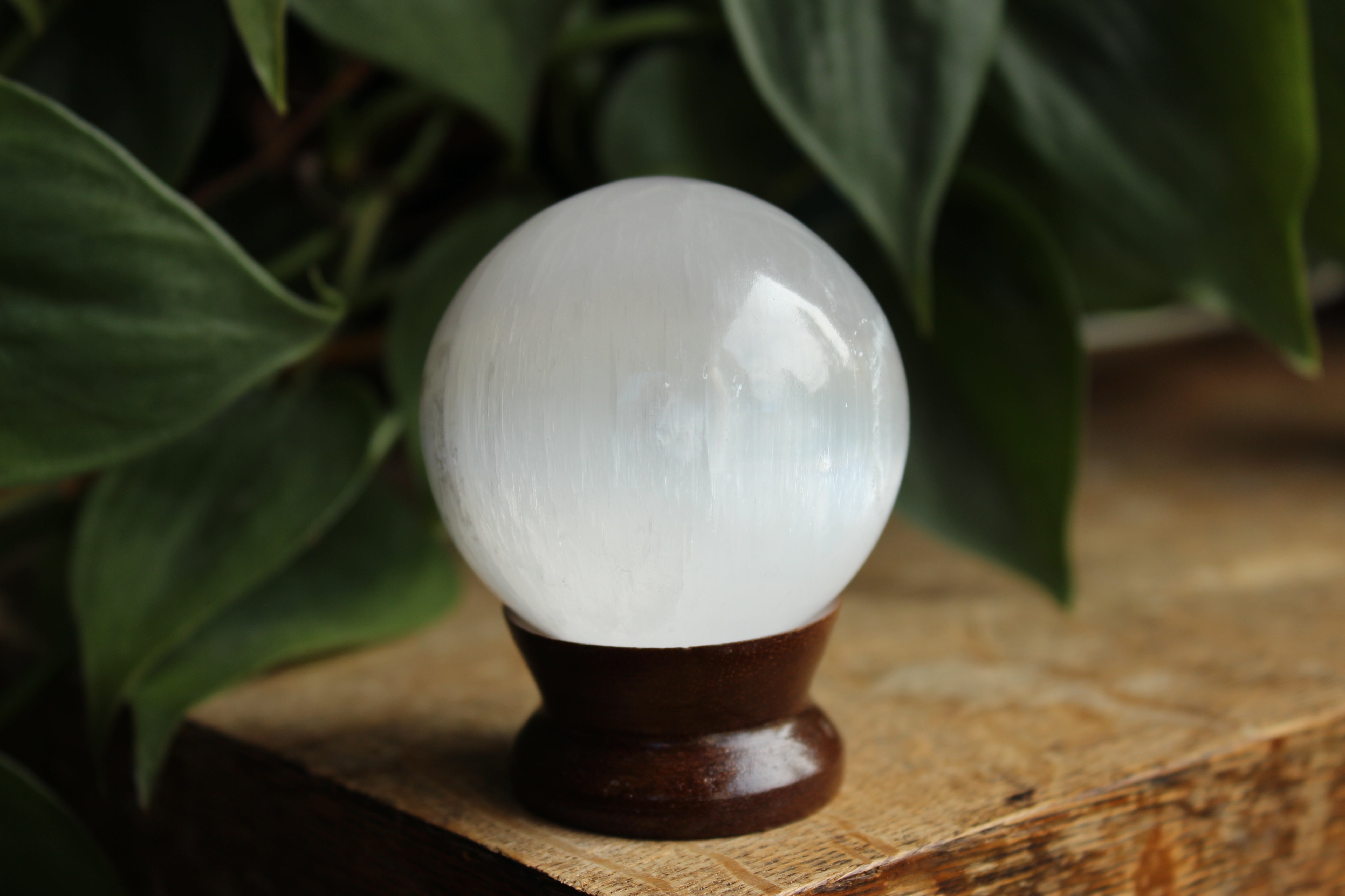 Selenite sphere 1, new
